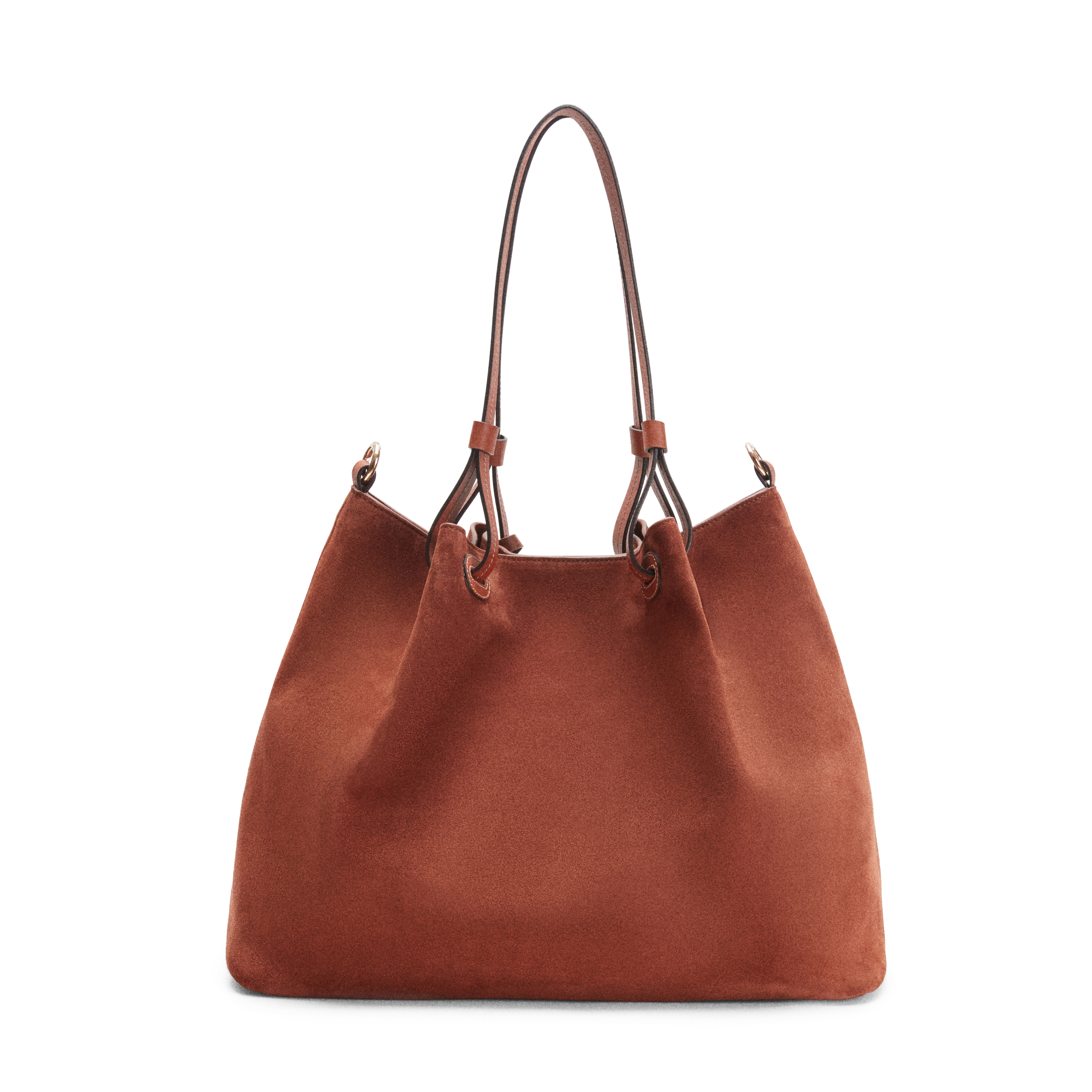 F.lli Rossetti Royal Tote Bag Donna Scamosciata Cognac