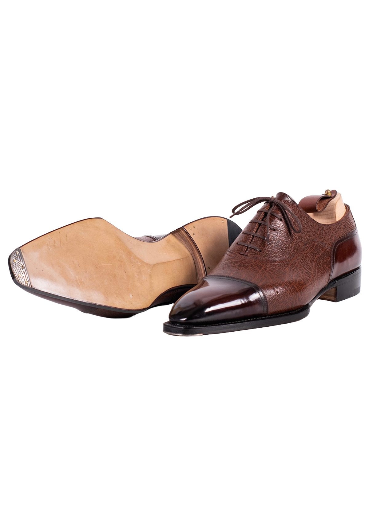 Stefano Bemer Oxfords T6322 Francesine Bicolore Pelle