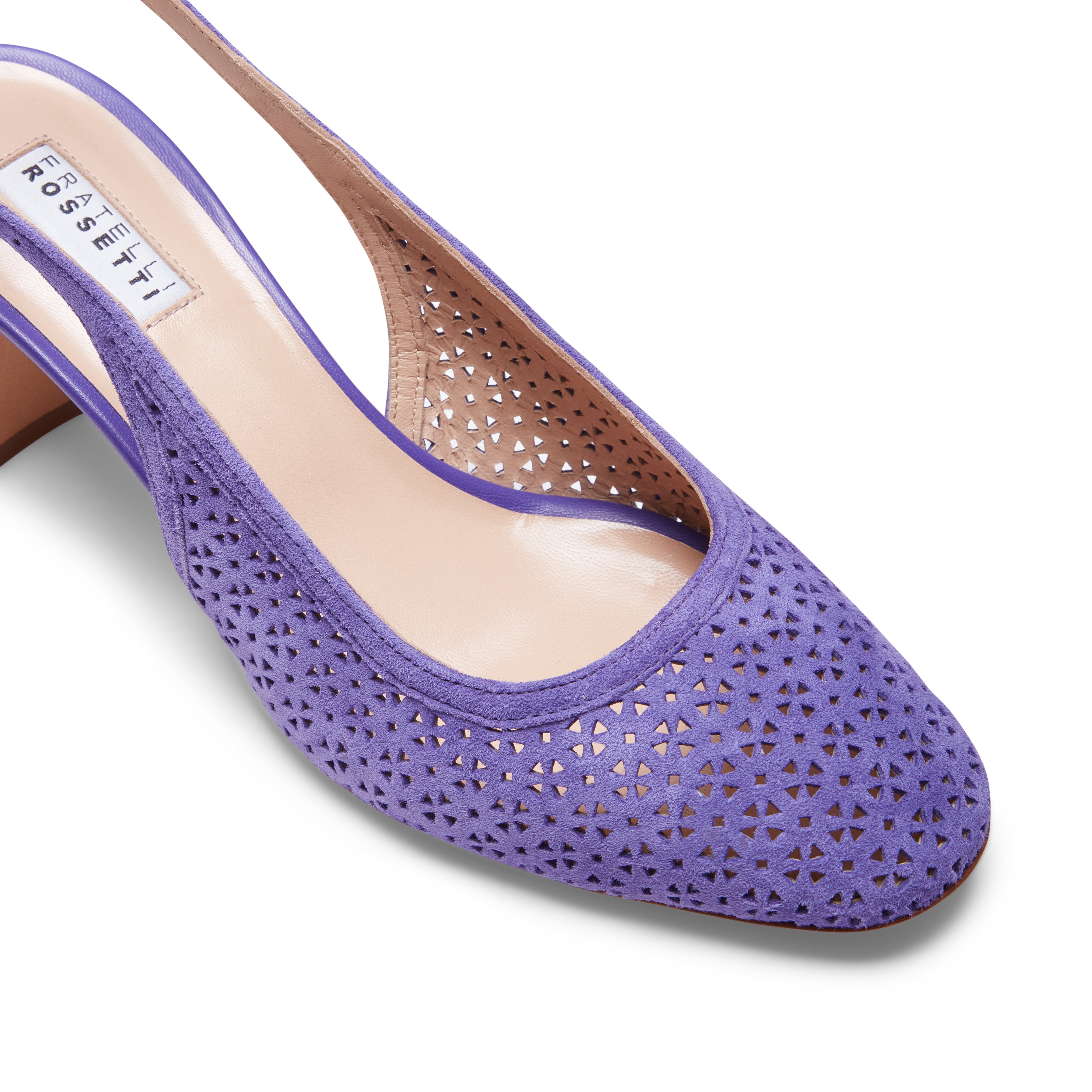F.lli Rossetti 68232 sandalo slingback suede Viola 60