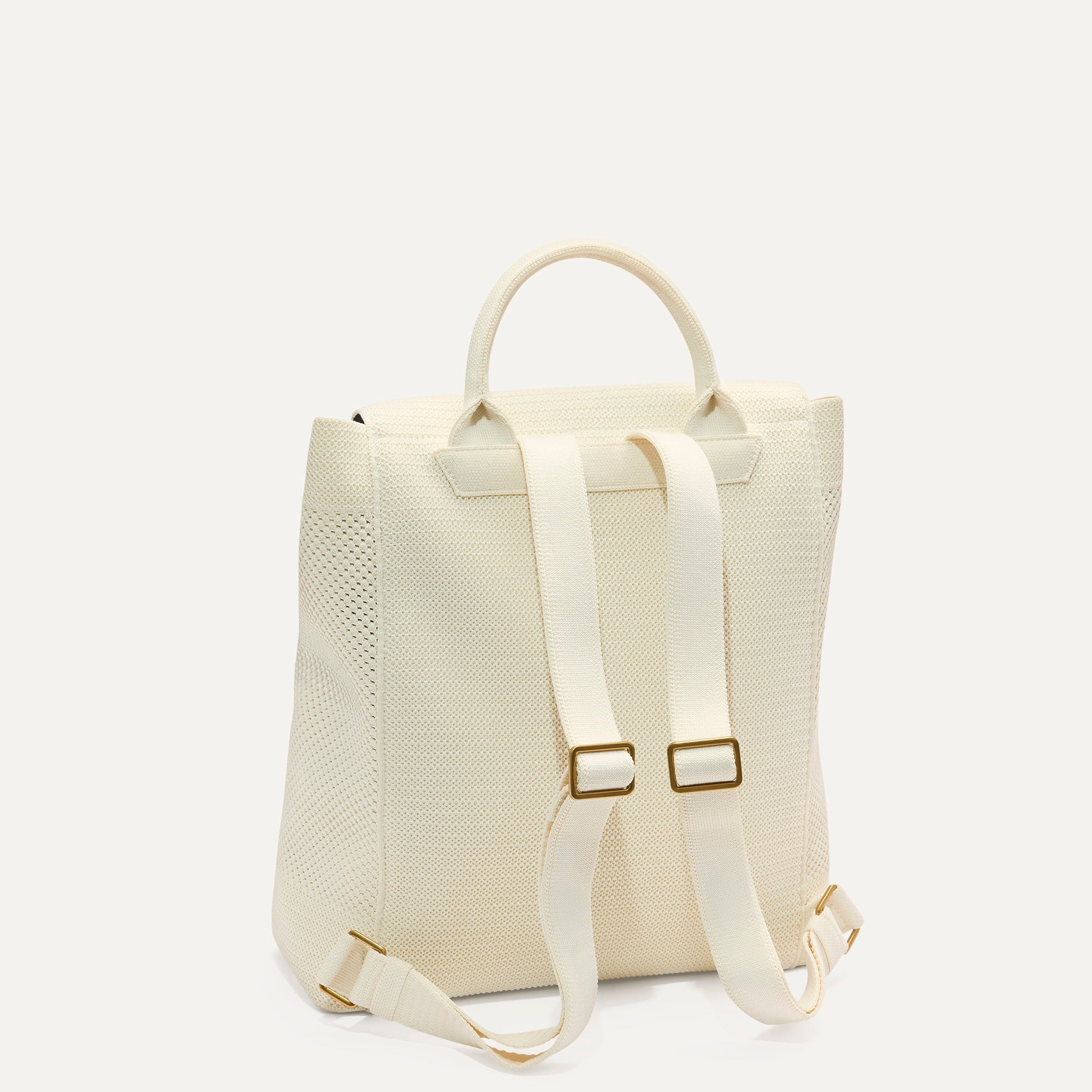Rothy's The Cinch Backpack zaino Coconut Crochet avorio