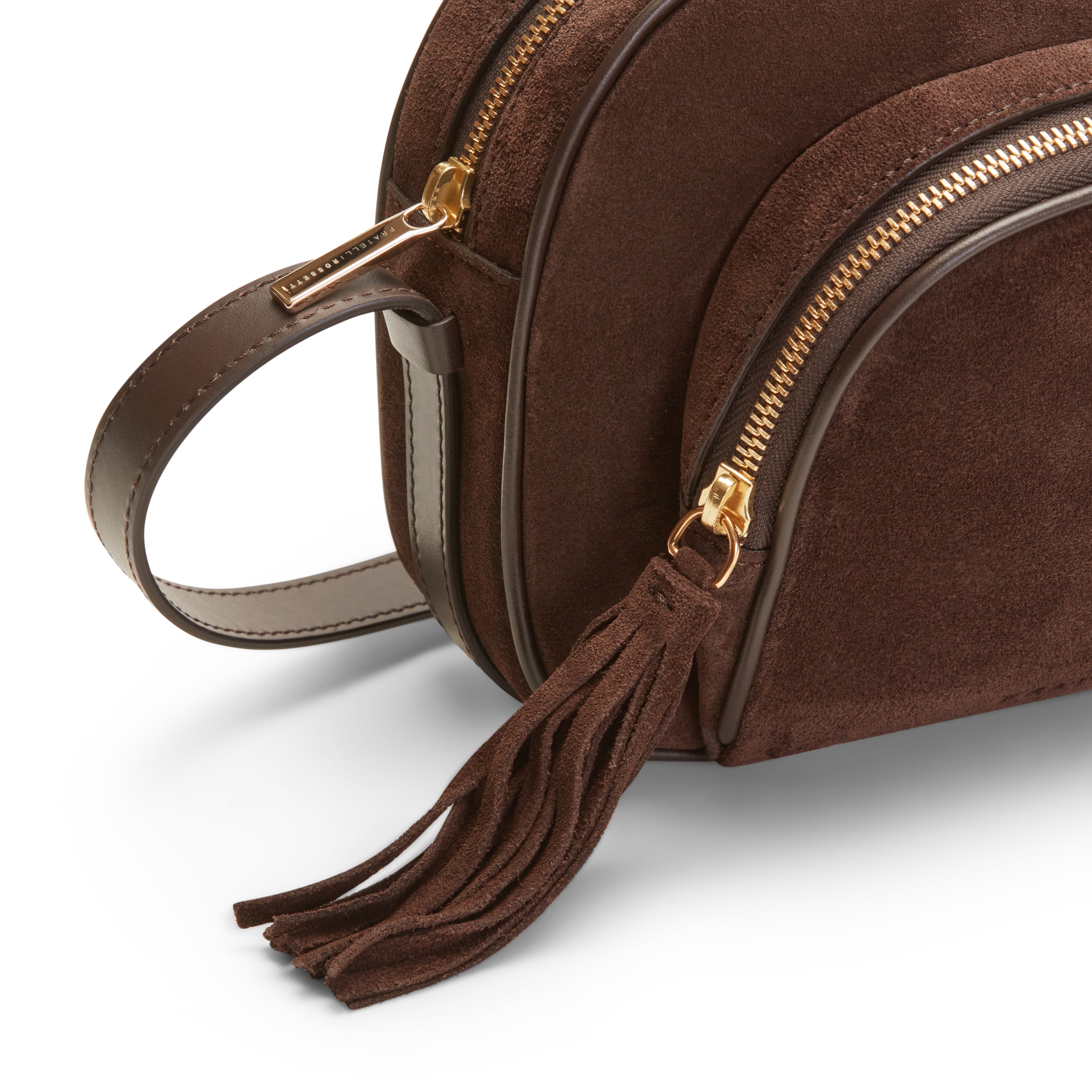 F.lli Rossetti Brera 84849 Borsa Tracolla Cacao Suede