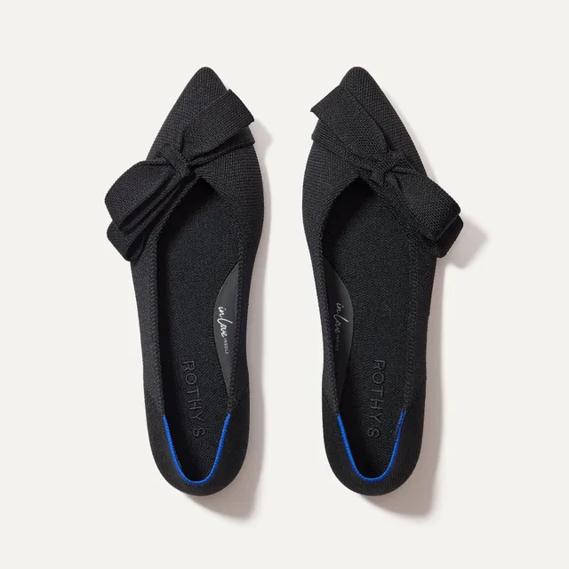 Rothy's Bow Point II ballerine Siren punta fiocco