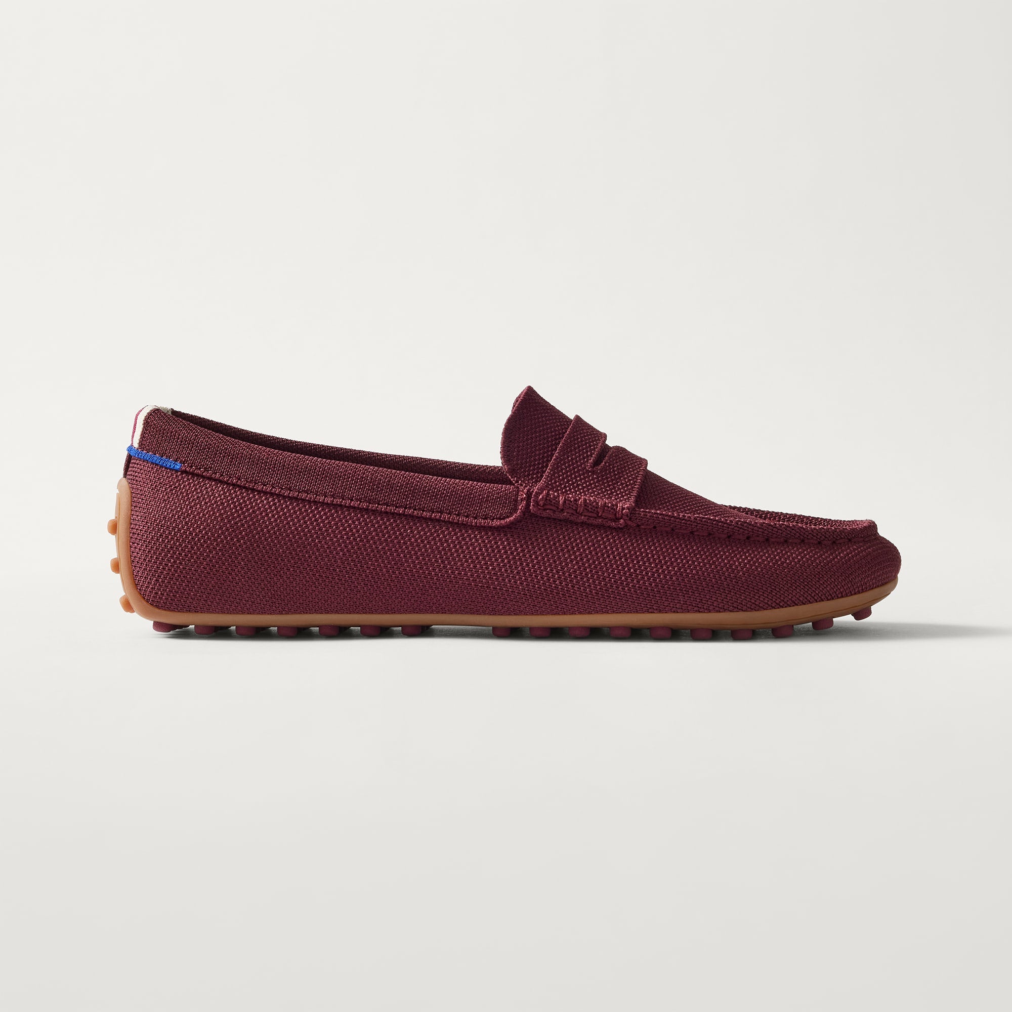 Rothy's The Men's Driver mocassino uomo Syrah rosso knit