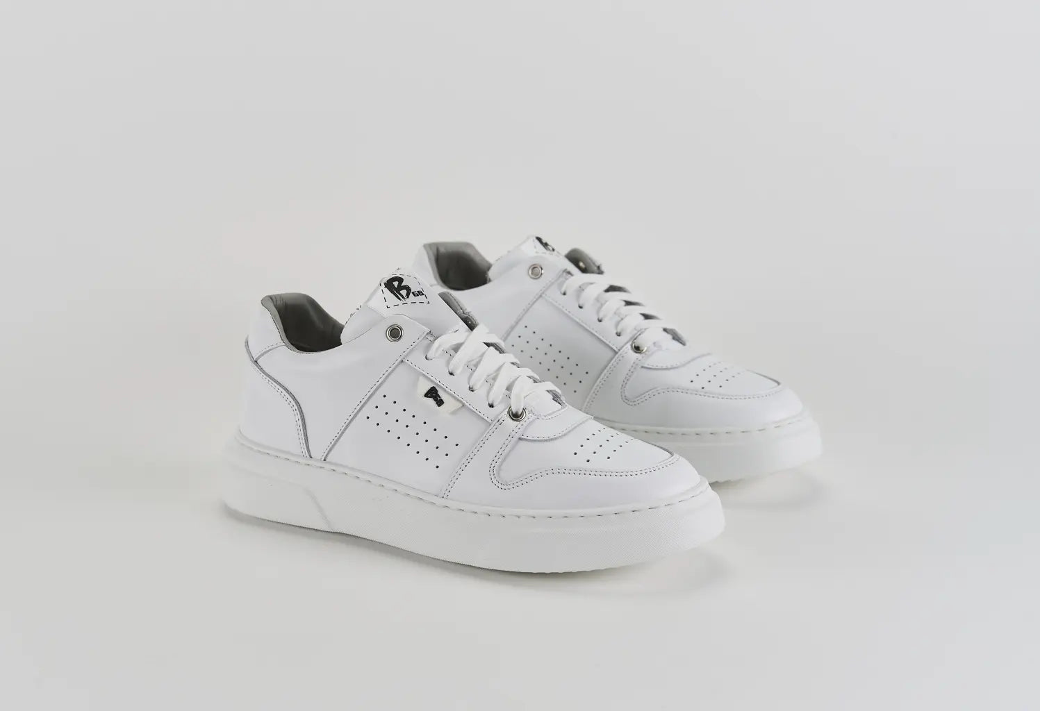 Sandro Barbera B68 Materia White sneakers bianco pelle