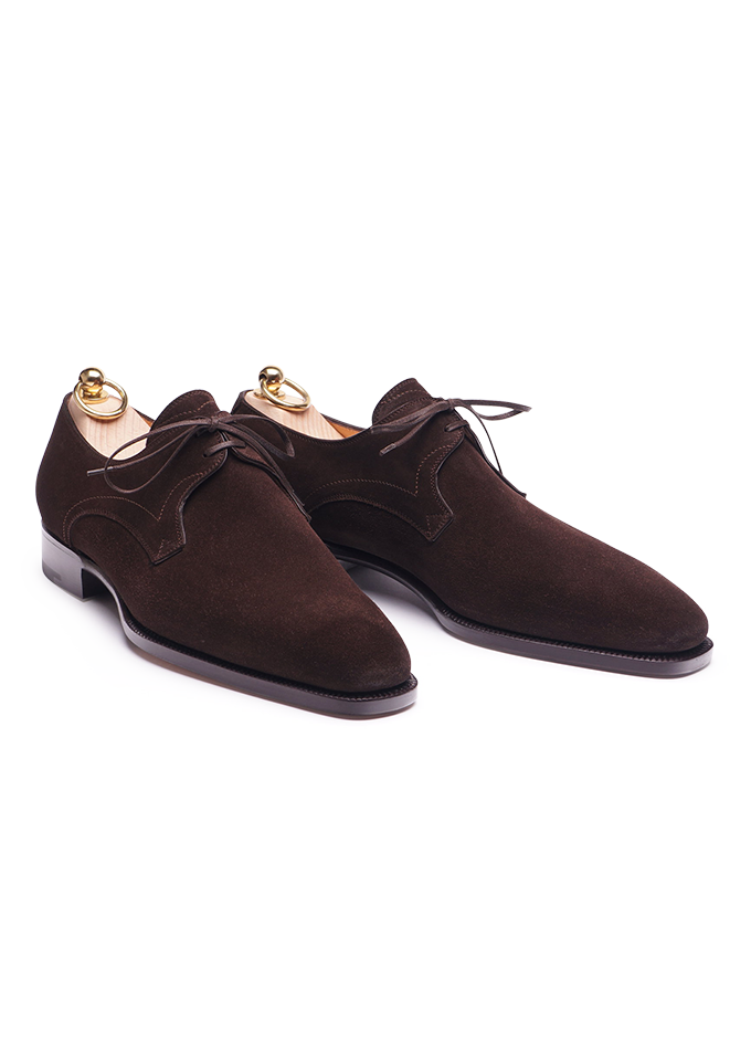 Stefano Bemer Derbies C5279 derby camoscio marrone