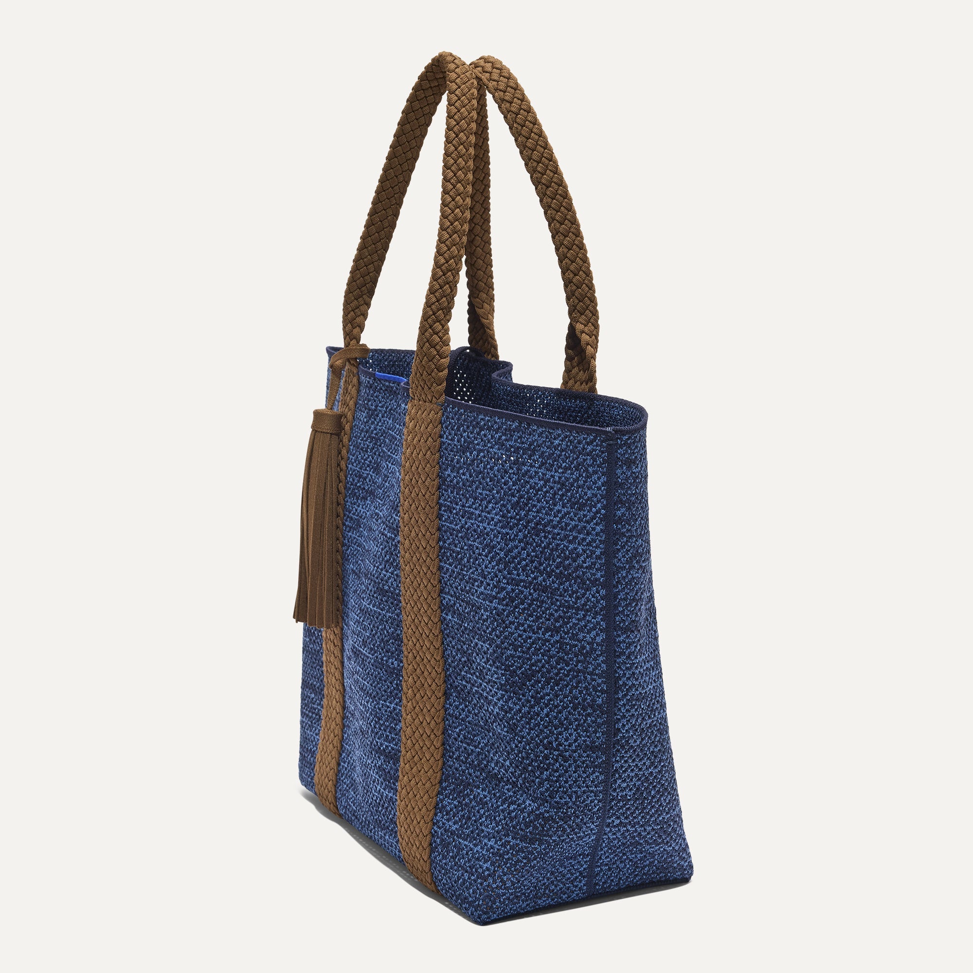 Rothy's The Lightweight Tote borsa tote Dusk Open-Knit blu