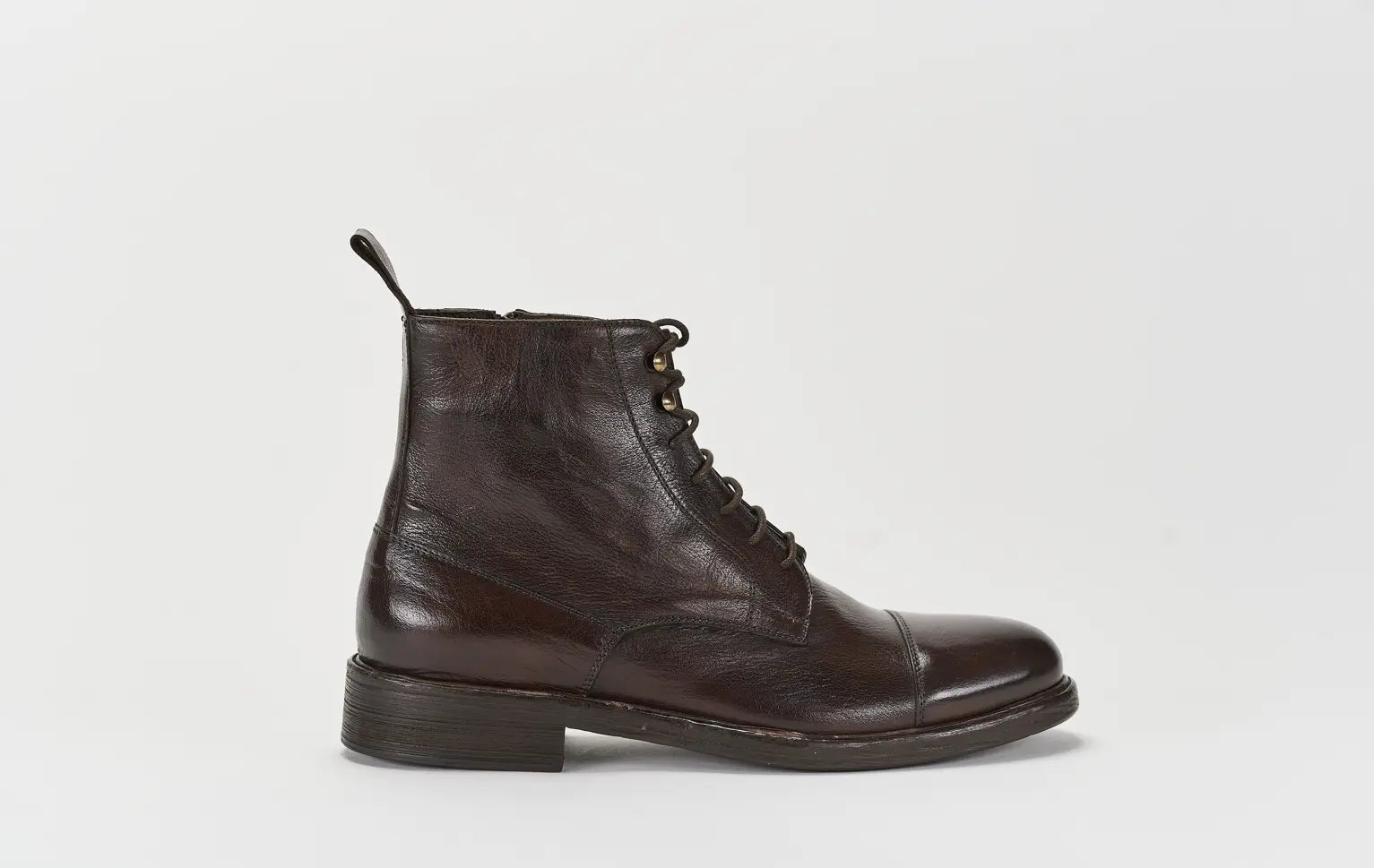 Sandro Barbera & Figli Stone Wax 1730 Stivaletto Uomo Moro