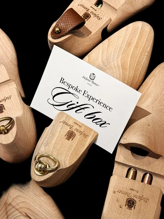 Stefano Bemer Shoe Care cofanetto regalo bespoke MTO