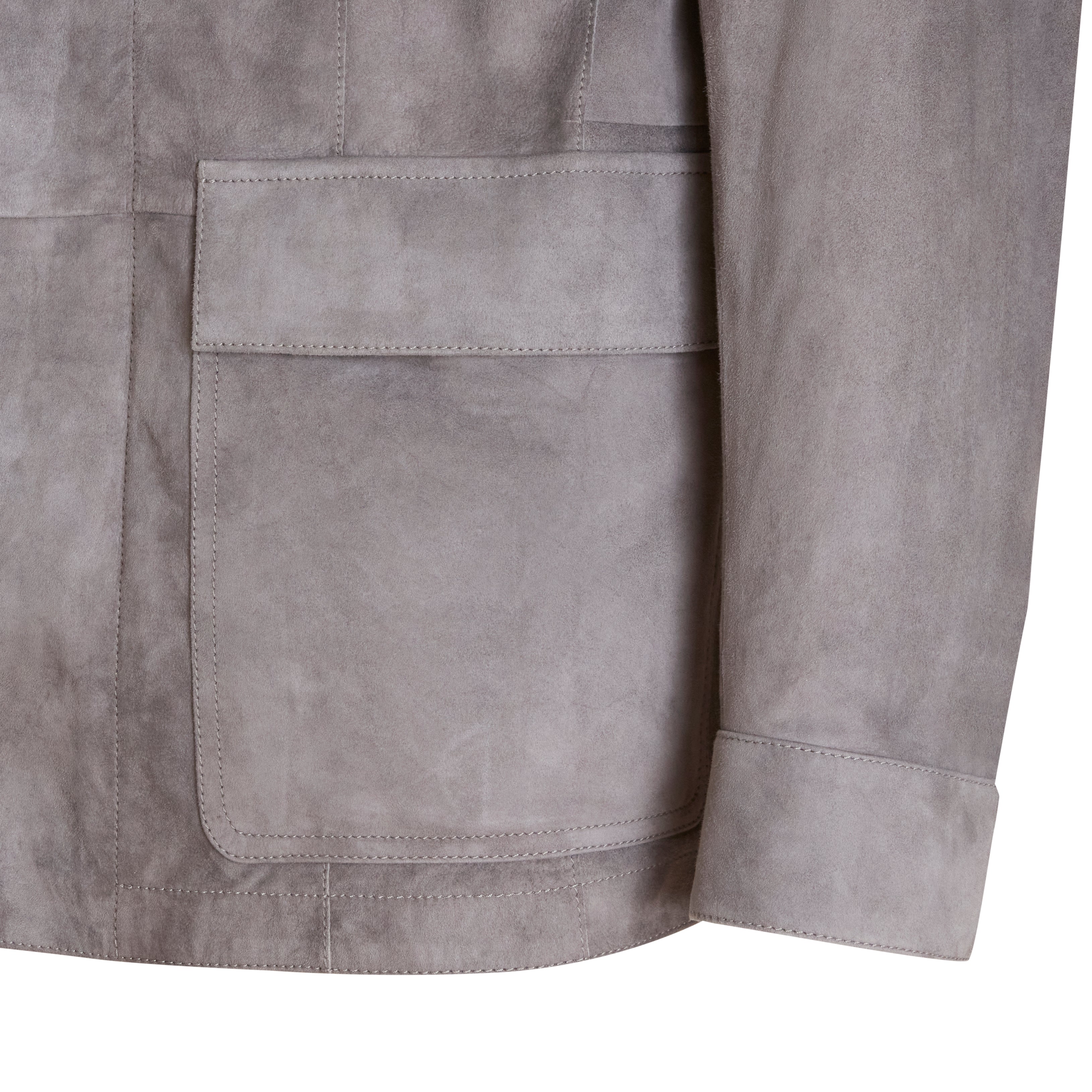 F.lli Rossetti 99775 sahariana camoscio grigio uomo