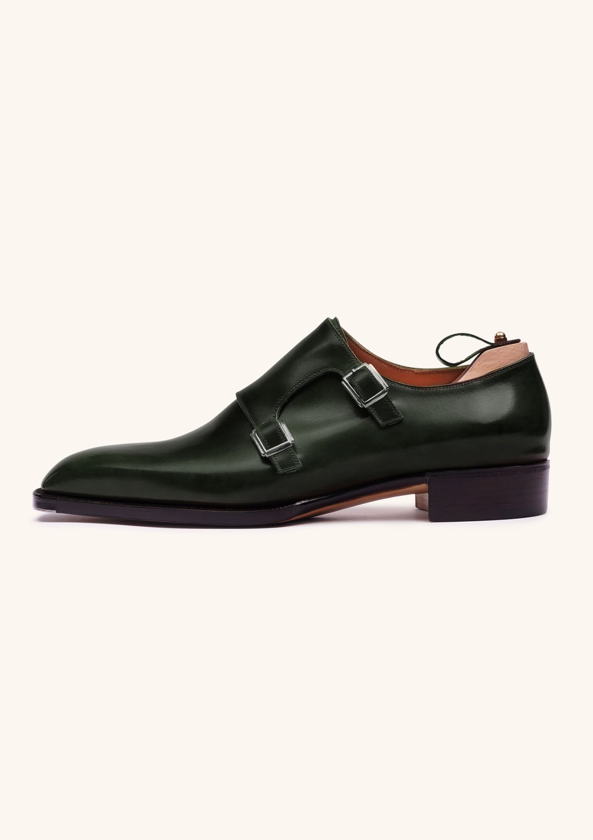 Stefano Bemer Monks T2306 scarpe double monk verde