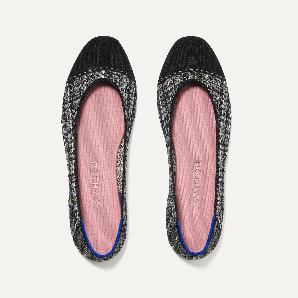 Rothy's Flats The Square ballerine nero punta quadrata comode
