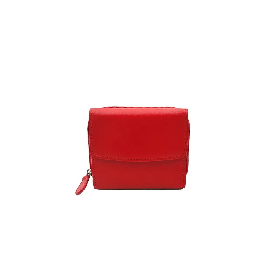 Sandro Barbera 8846 portafoglio donna piccolo rosso blu