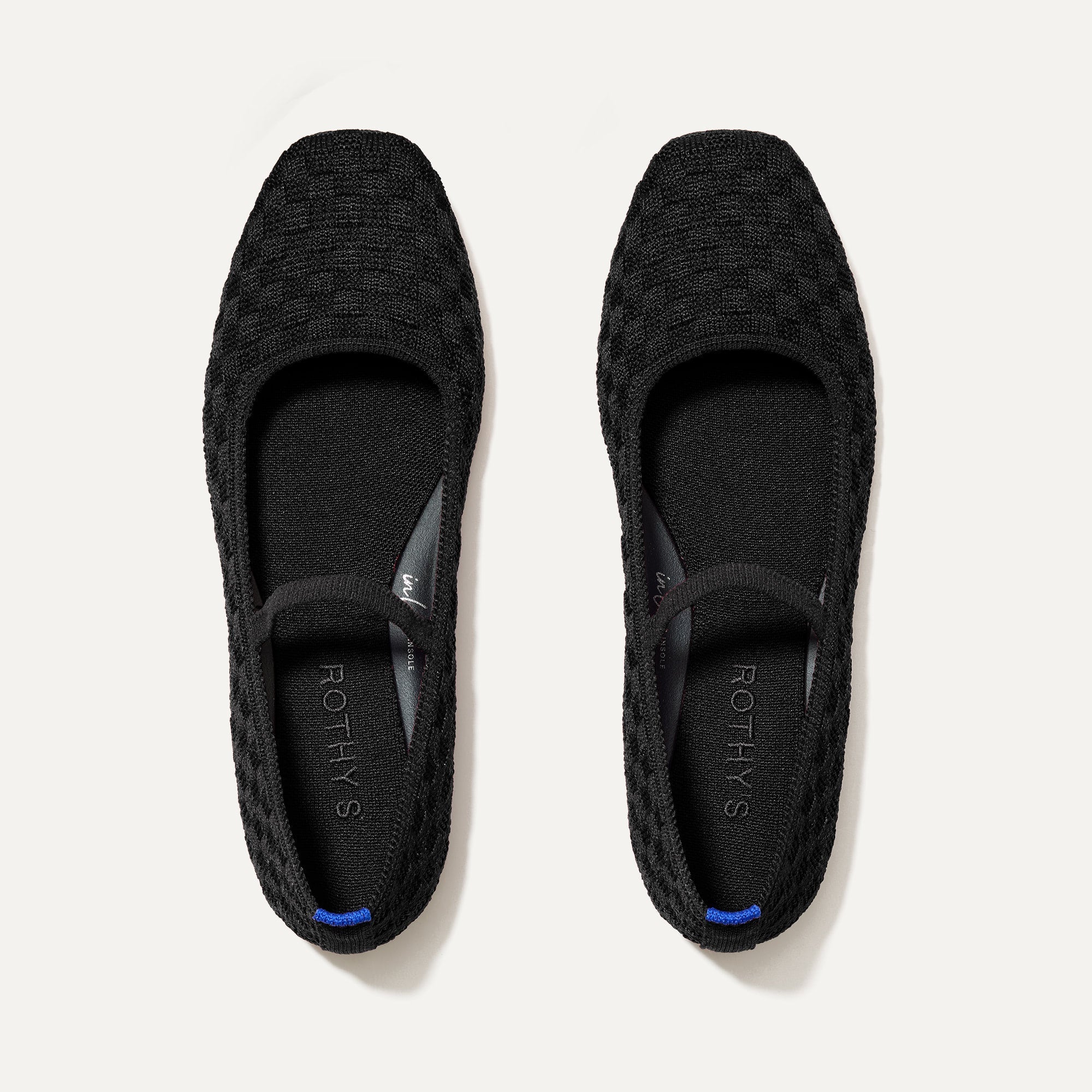 Rothy's The Max Mary Jane ballerine Navy ReVelvet 38