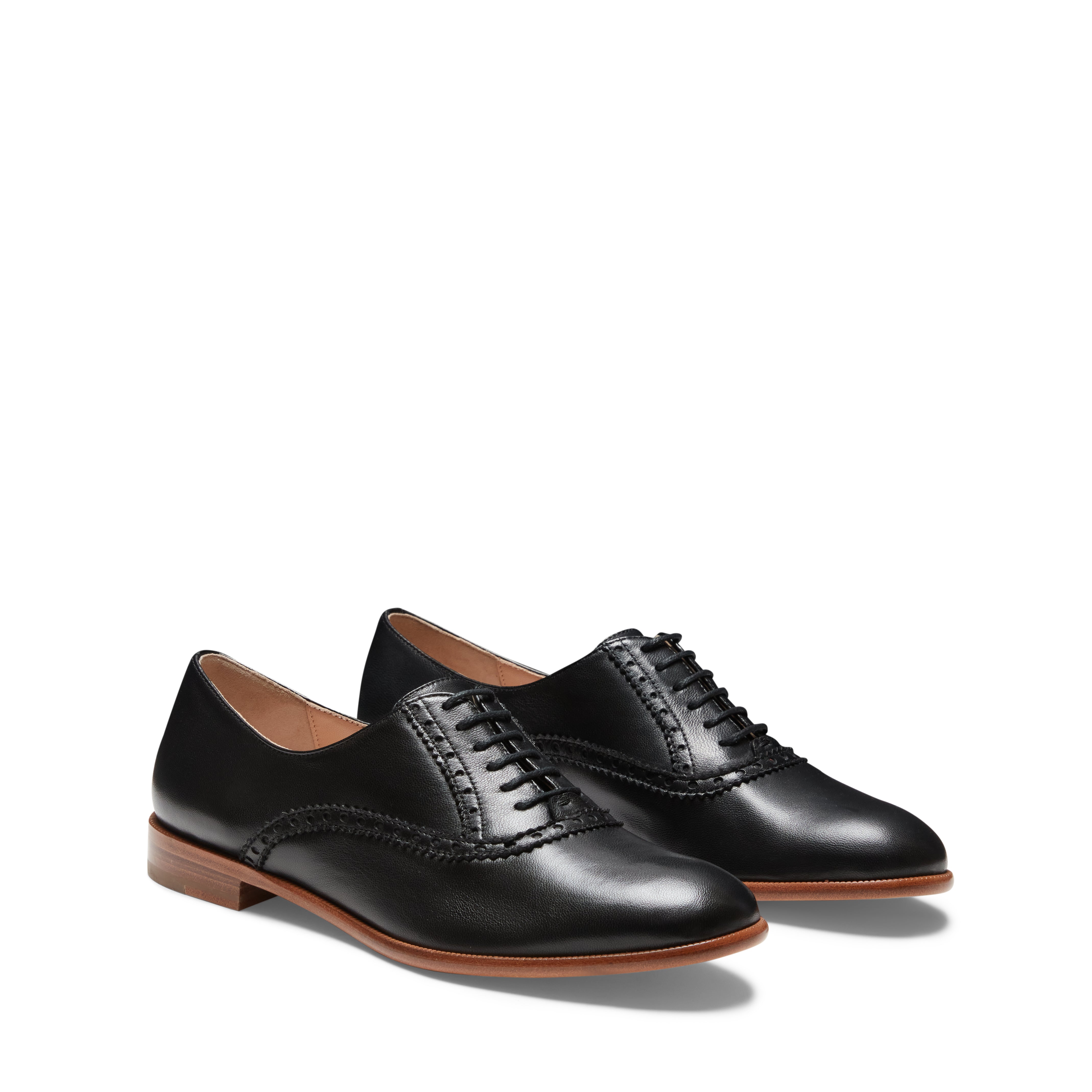 F.lli Rossetti 68270 francesina donna nera brogue pelle