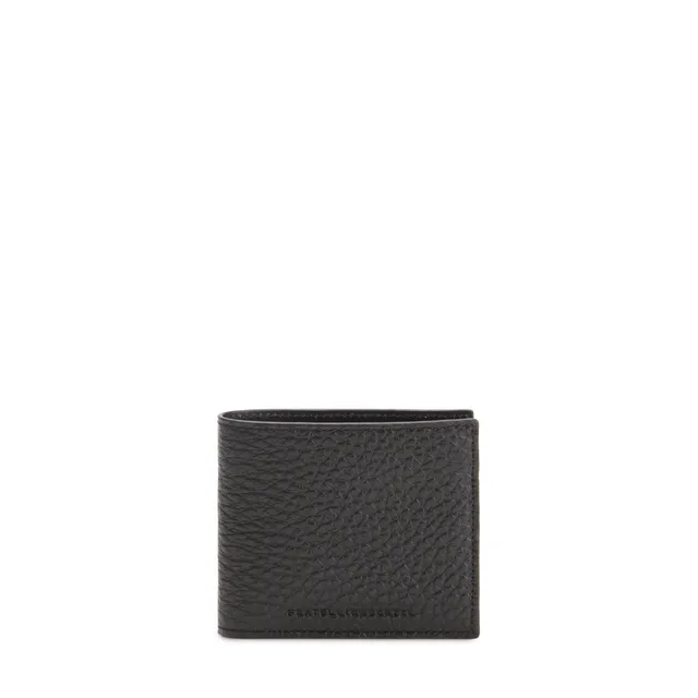 F.lli Rossetti 84870 Portafoglio Uomo Nero Pelle Portamonete