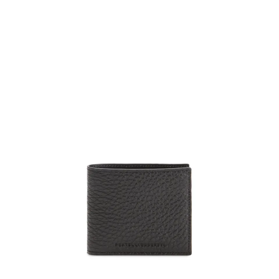 F.lli Rossetti 84870 Portafoglio Uomo Nero Pelle Portamonete