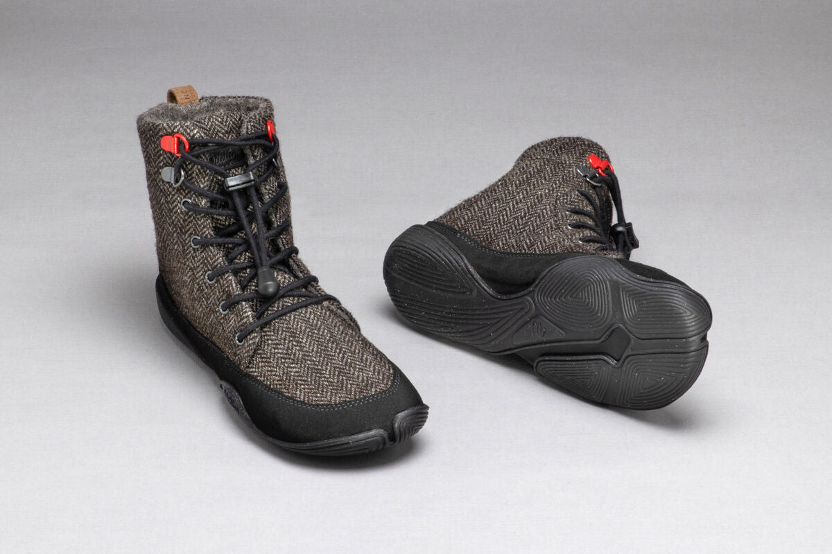 Wildling Shoes North Wolf stivaletto lana nero caldo bimbo
