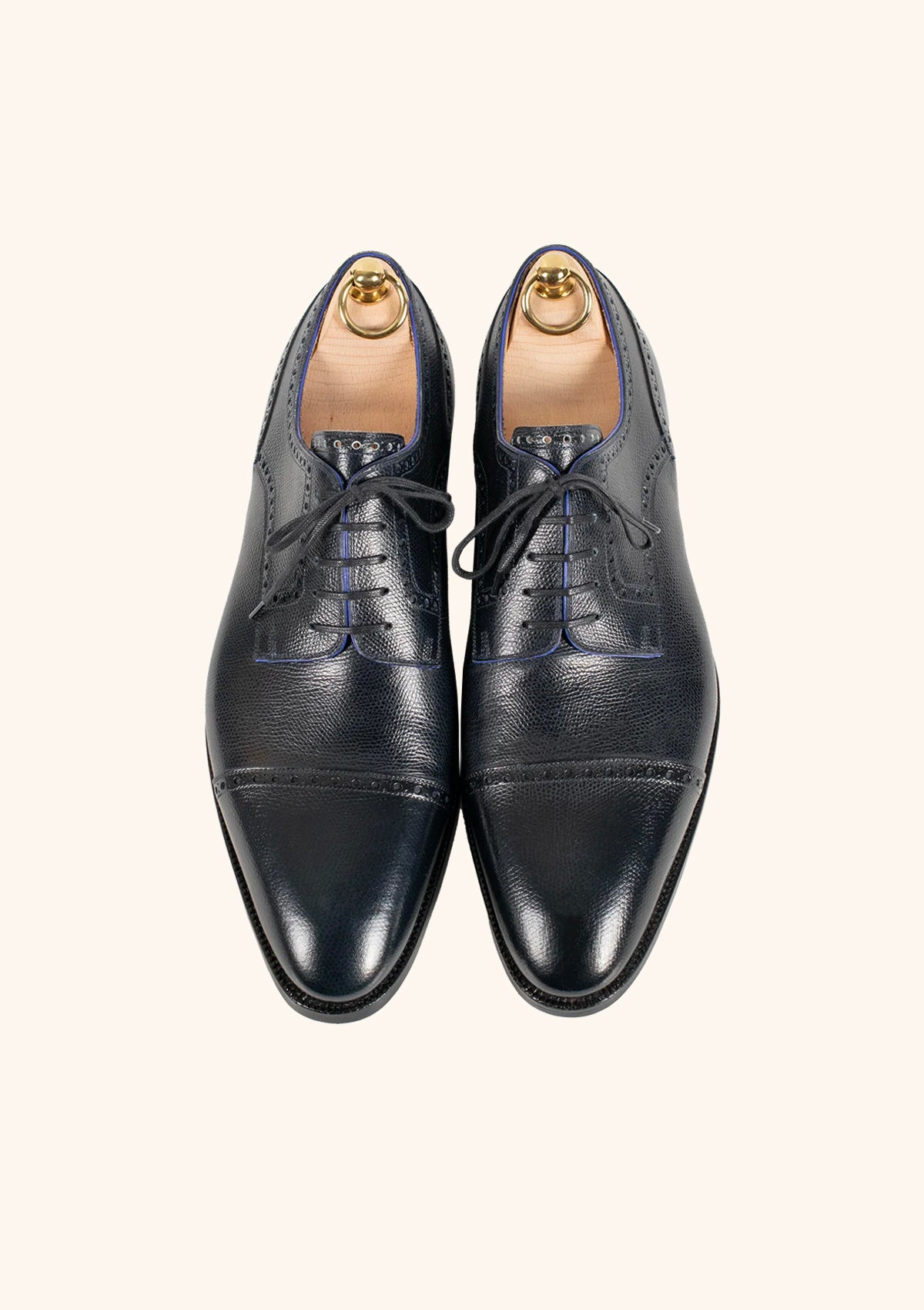 Stefano Bemer Derbies C5320 scarpe derby blu 44.5