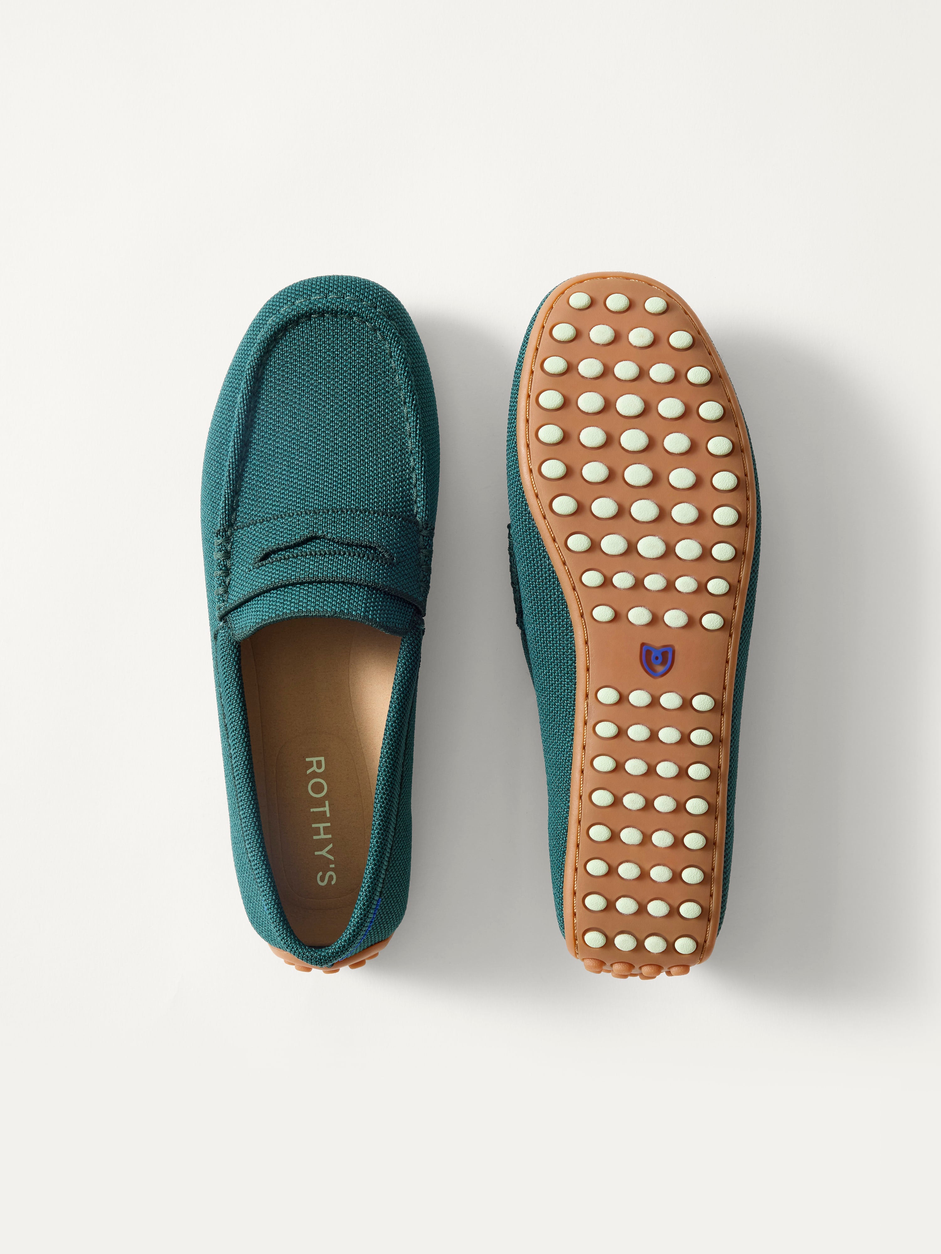 Rothy's The Daily Driver mocassini donna Deepwater verde scuro