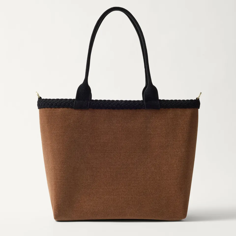 Rothy's The Lightweight Zip Tote borsa Cannella ReVelvet