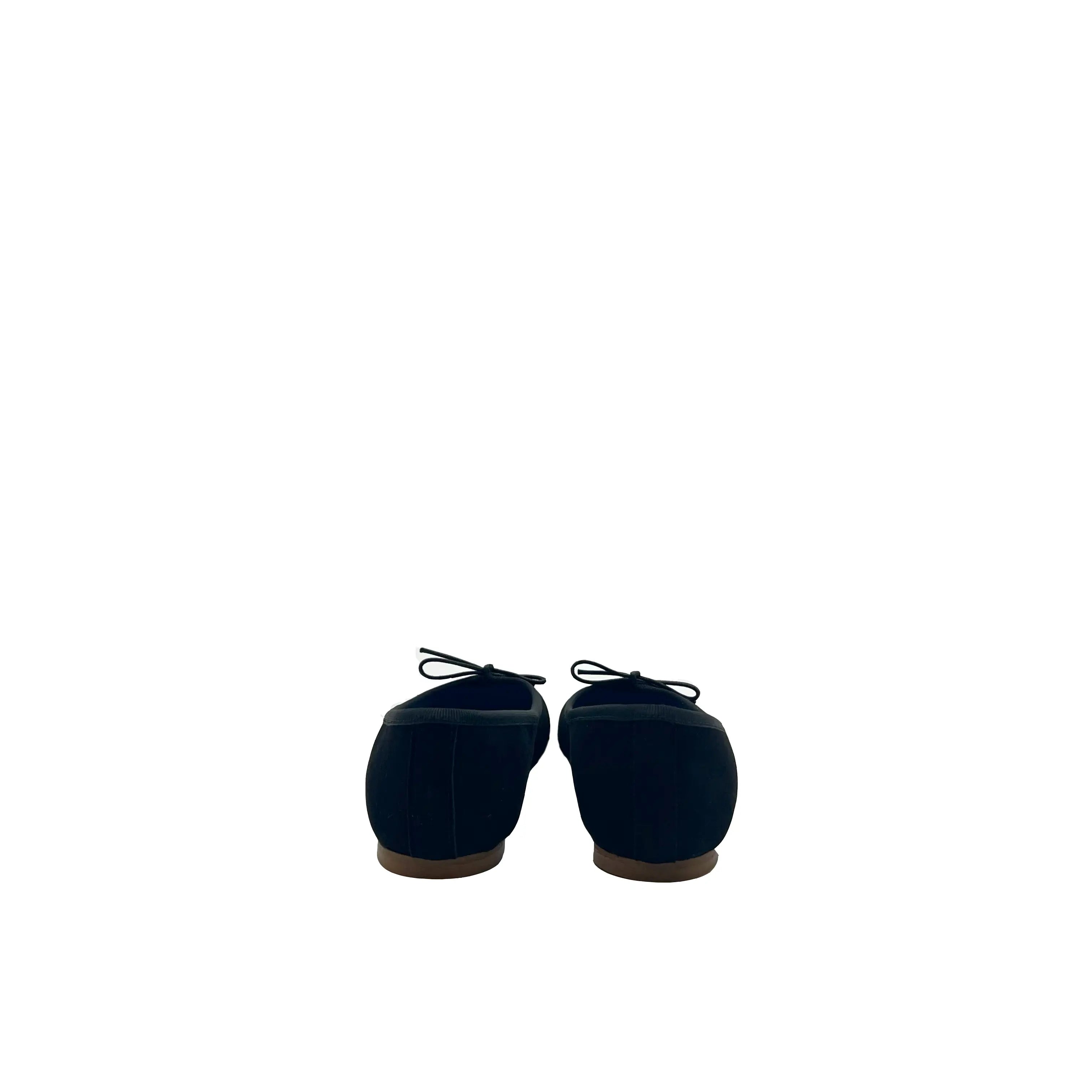Sandro Barbera Stringate Donna 1001 Suede ballerina nero pelle