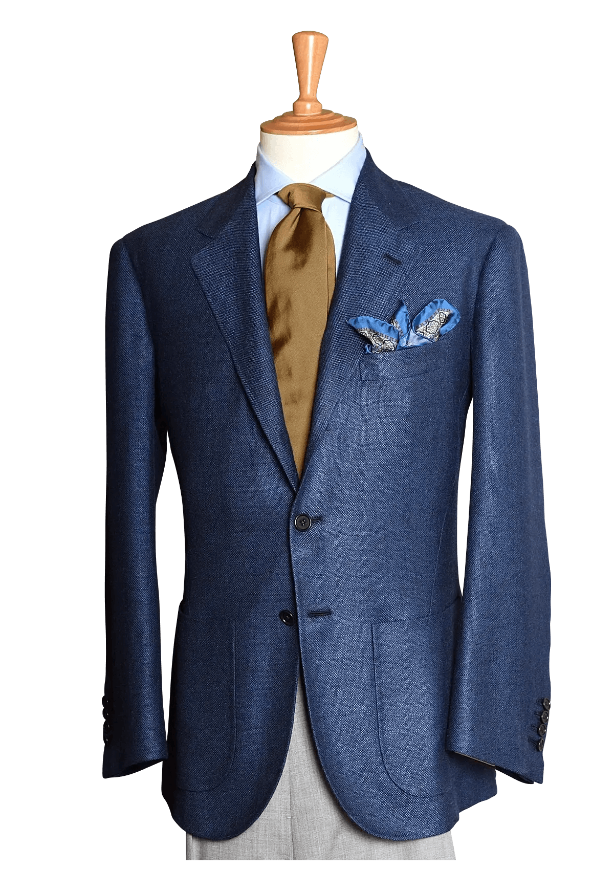 Stefano Bemer Blazers SV2015 blazer seta azzurro 50