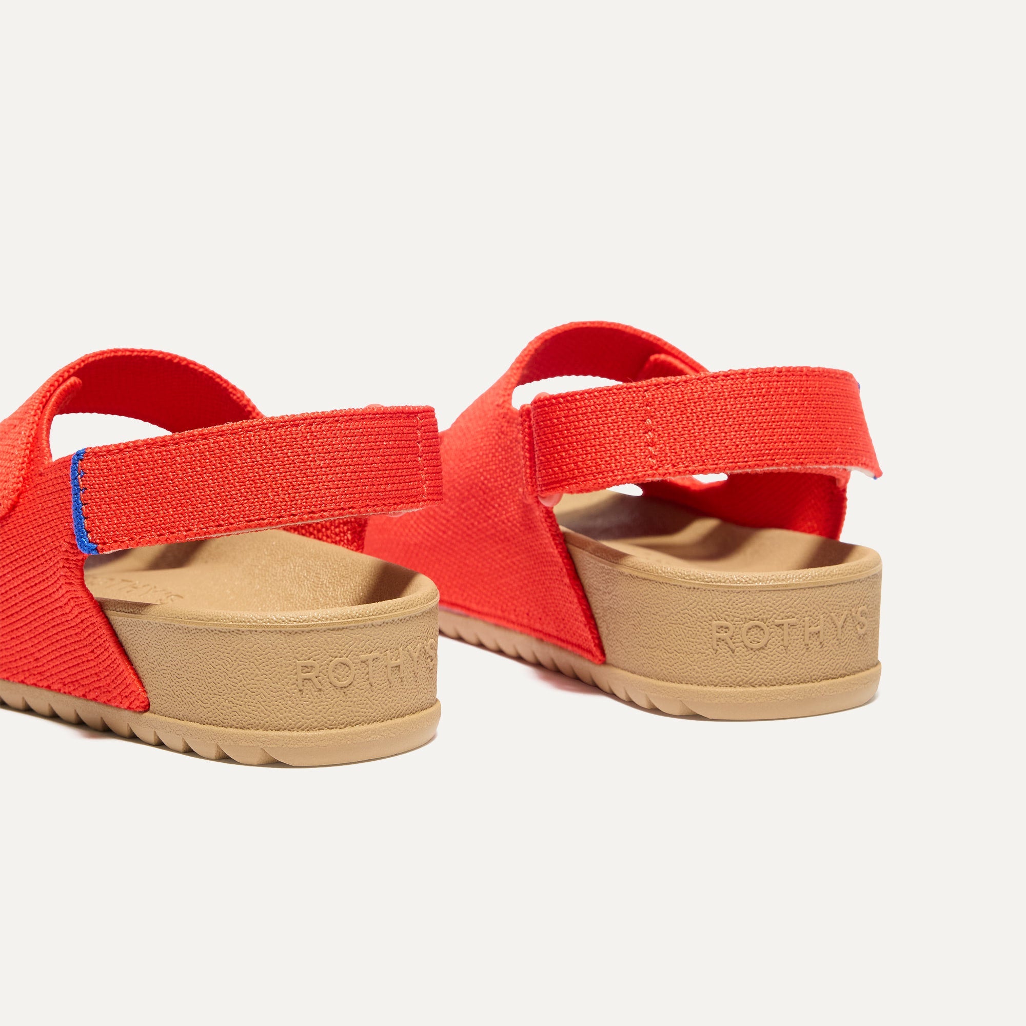 Rothy's Kids Double Strap sandali Firetruck Red rosso
