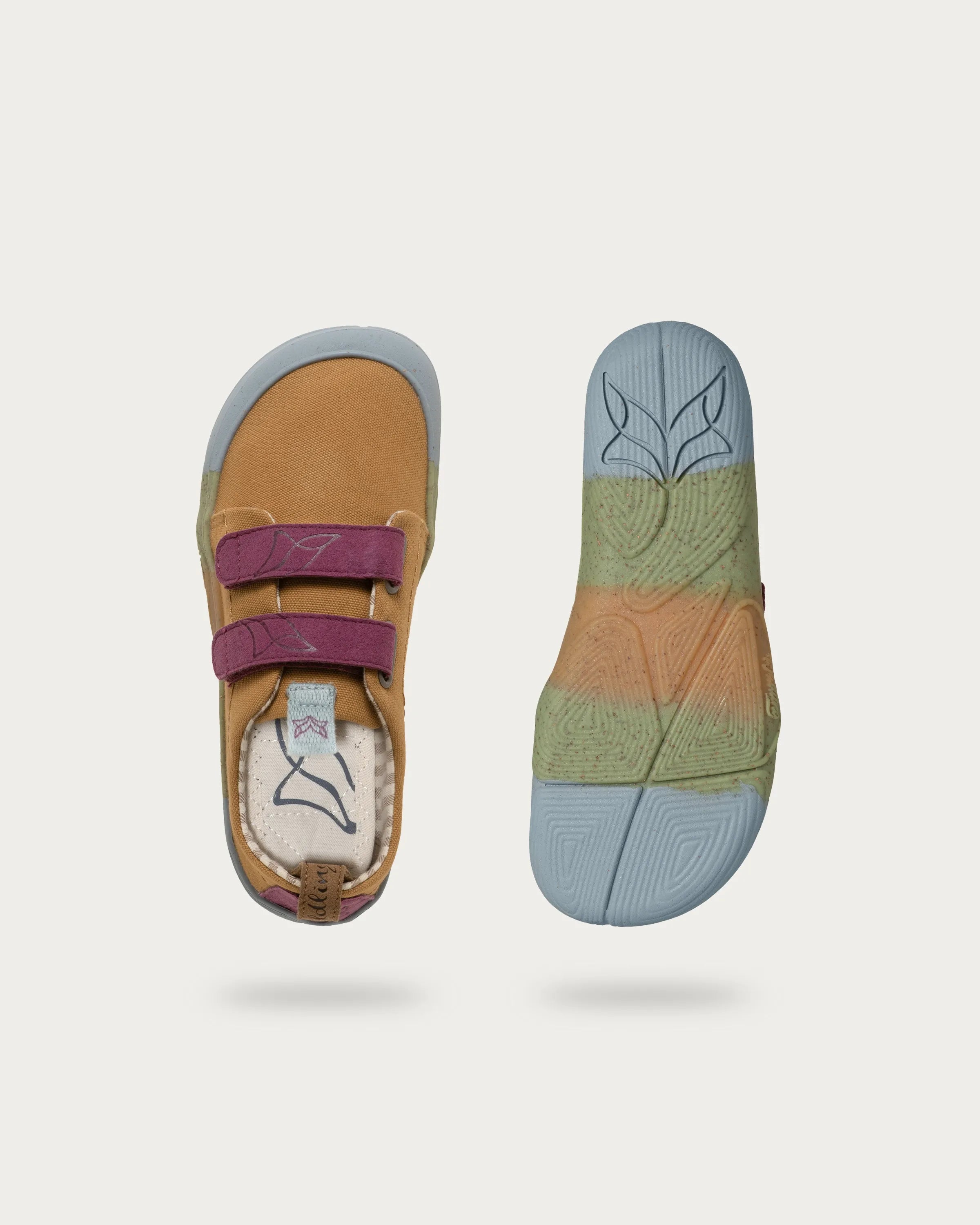 Wildling Robulo camel scarpe barefoot cotone bambini