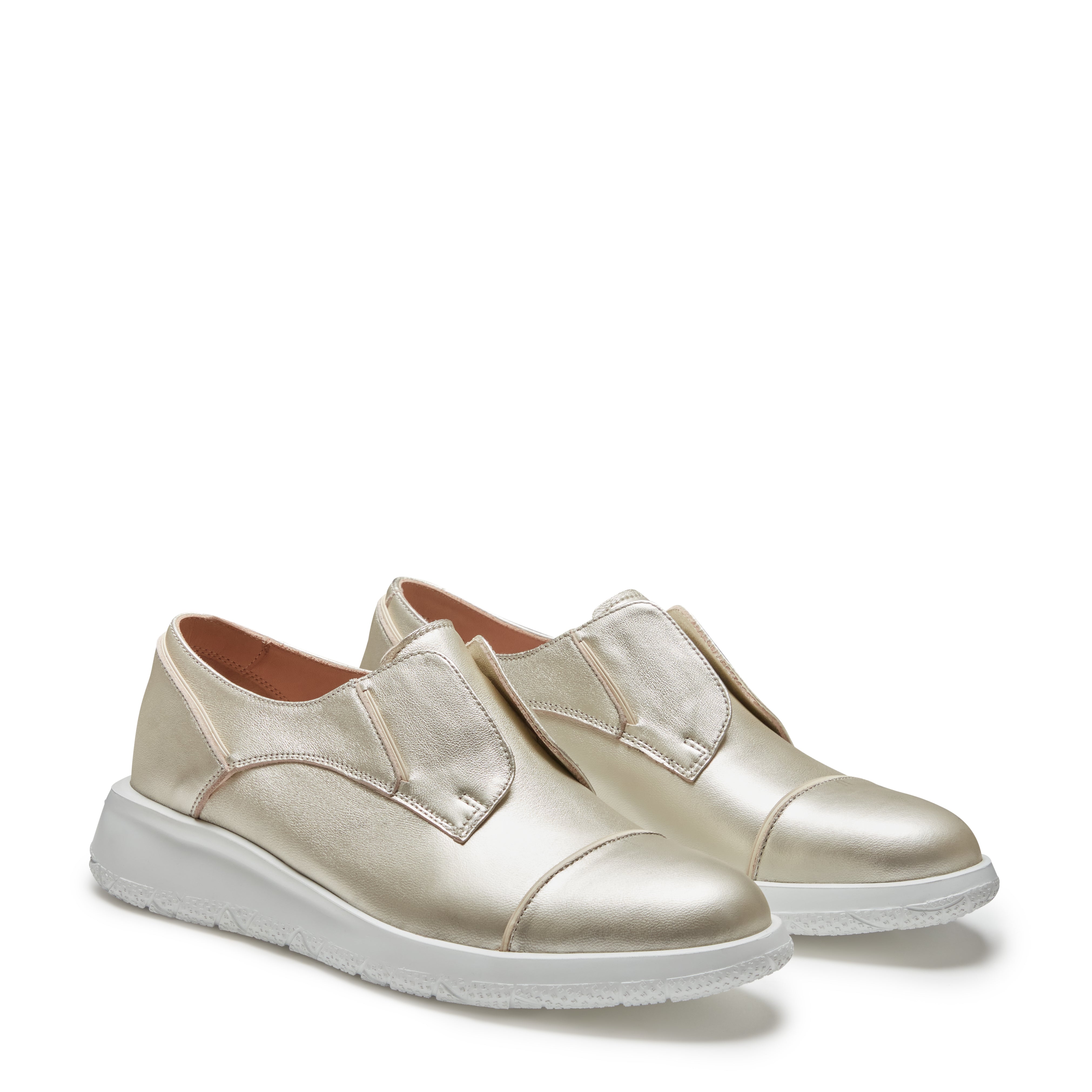 F.lli Rossetti 77194 Sneaker Pelle Donna Sabbia Metallizzata