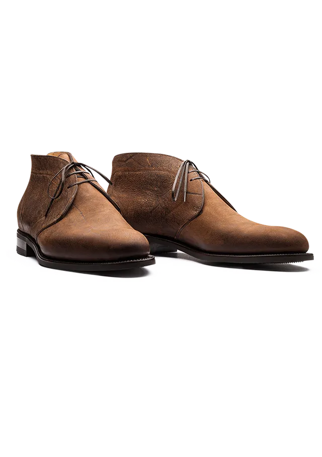 Stefano Bemer Boots Stivaletto Chukka Marrone Kudu C7000V1
