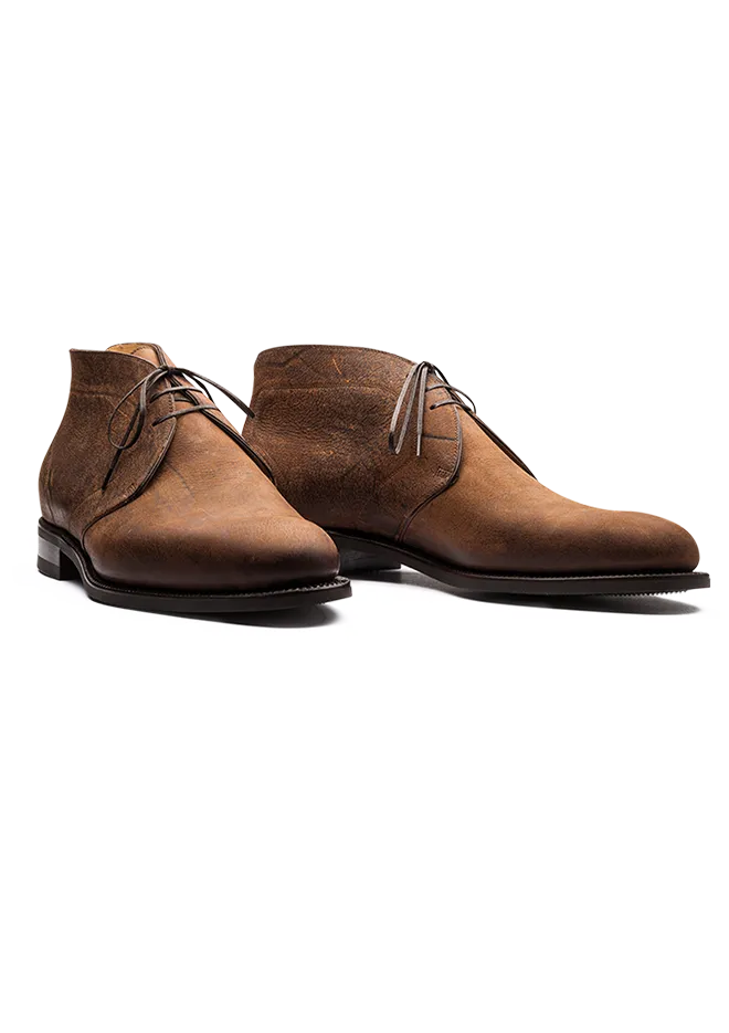 Stefano Bemer Boots Stivaletto Chukka Marrone Kudu C7000V1