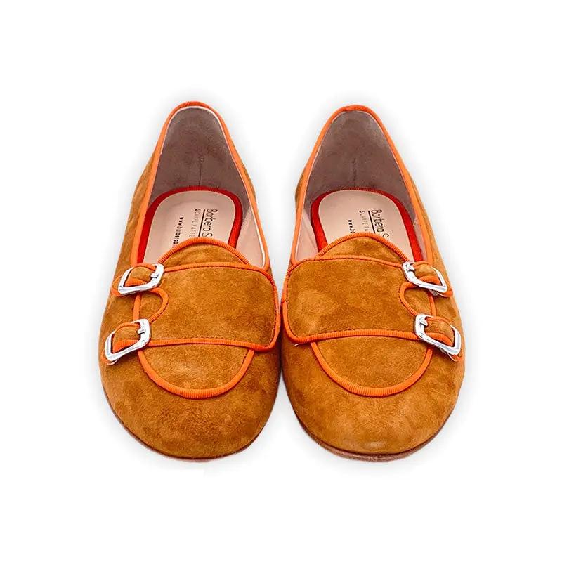 Sandro Barbera 09780 Slip Monk Arancione Camoscio