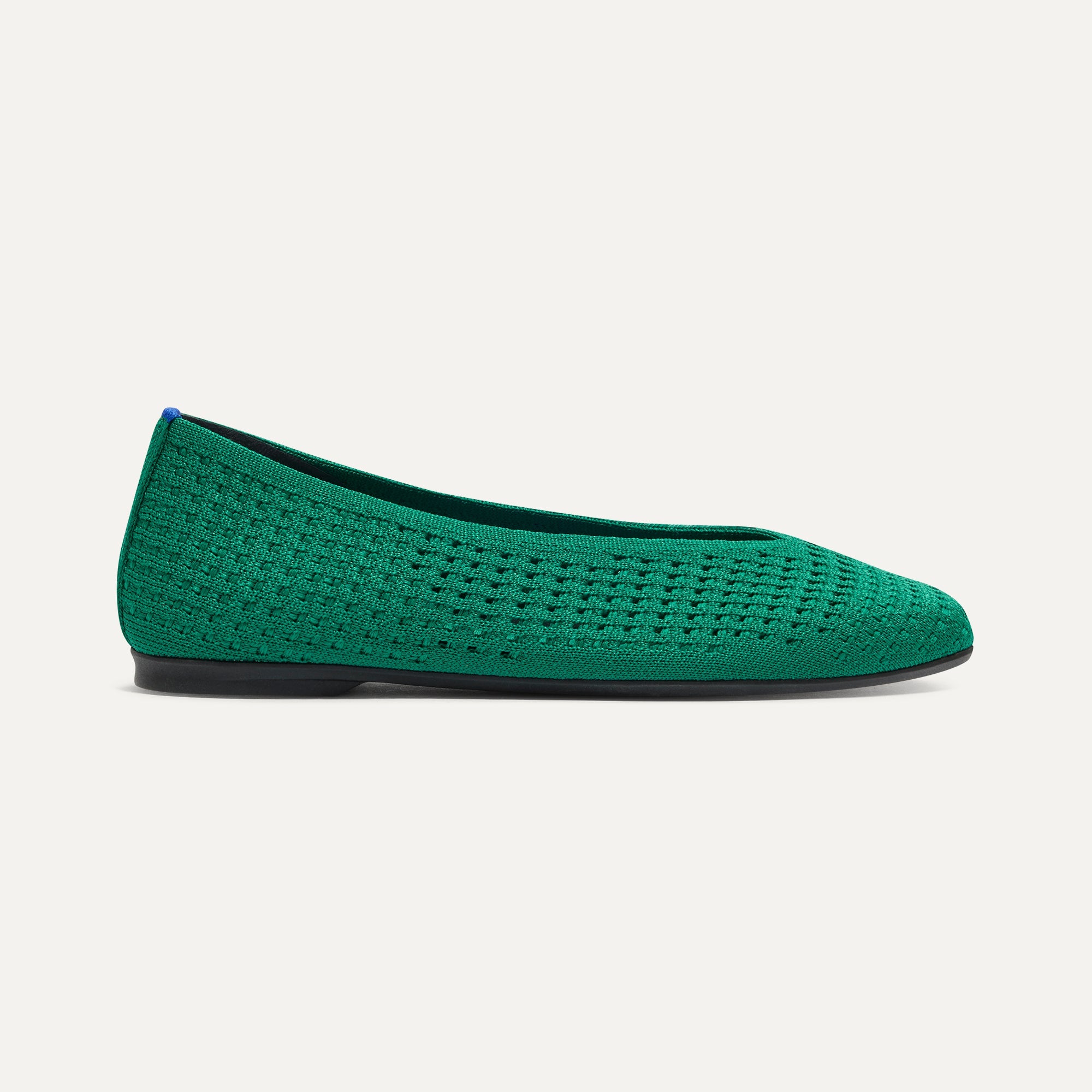 Rothy's The Max Square Ballerina ballerine clover mesh verde
