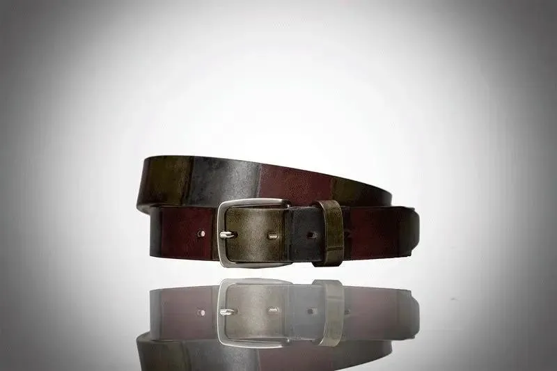 Sandro Barbera & Figli Berlin cintura tricolor tinto a mano