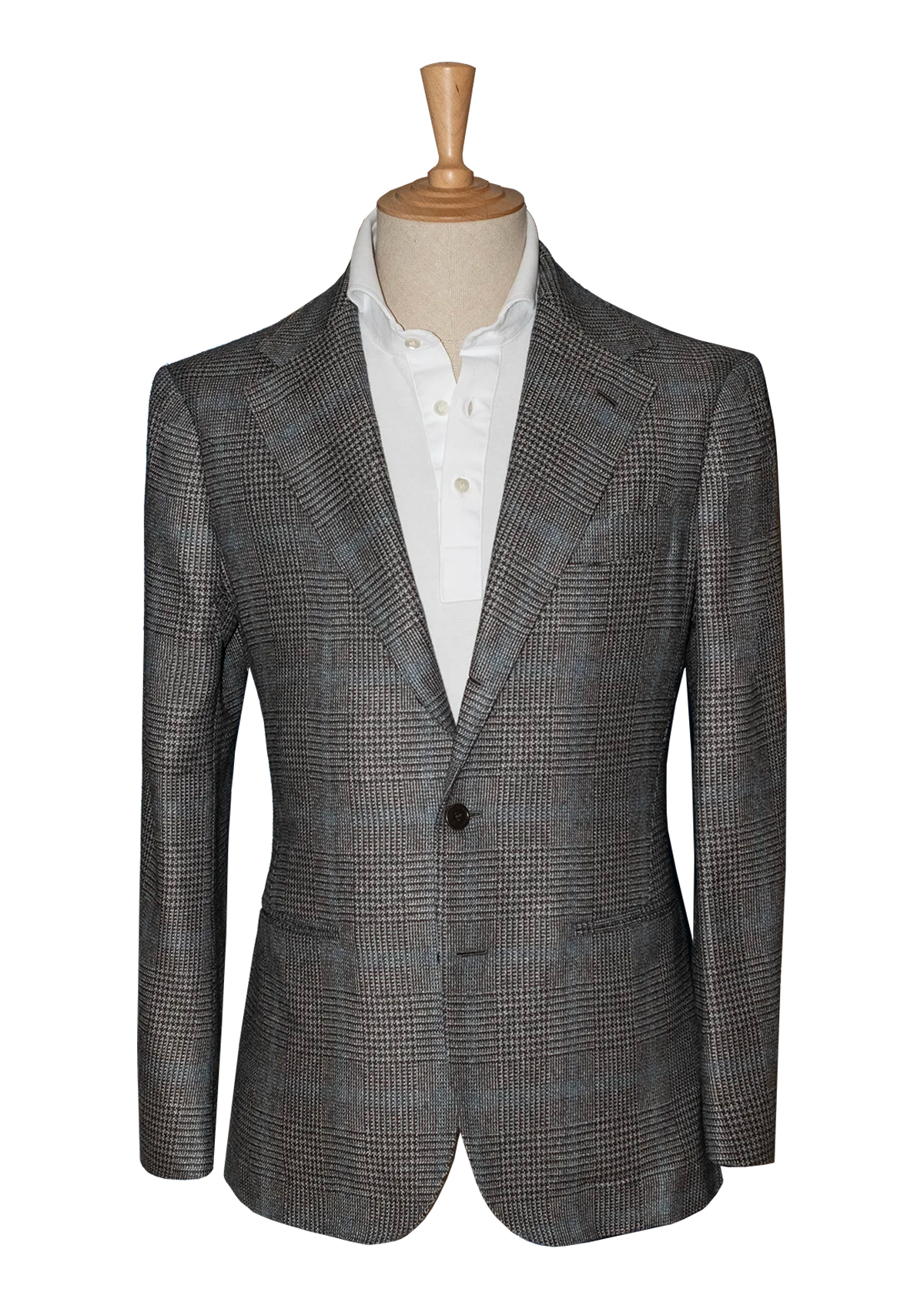 Stefano Bemer Blazers SV2118 giacca quadri grigi cashmere