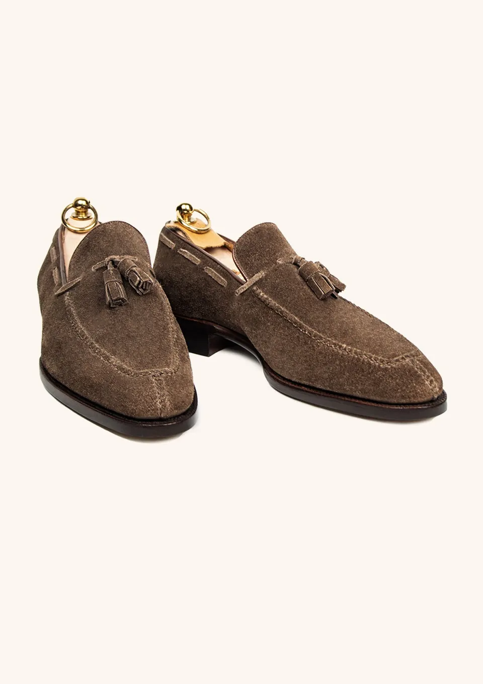 Stefano Bemer Loafers C1210 mocassini oliva camoscio