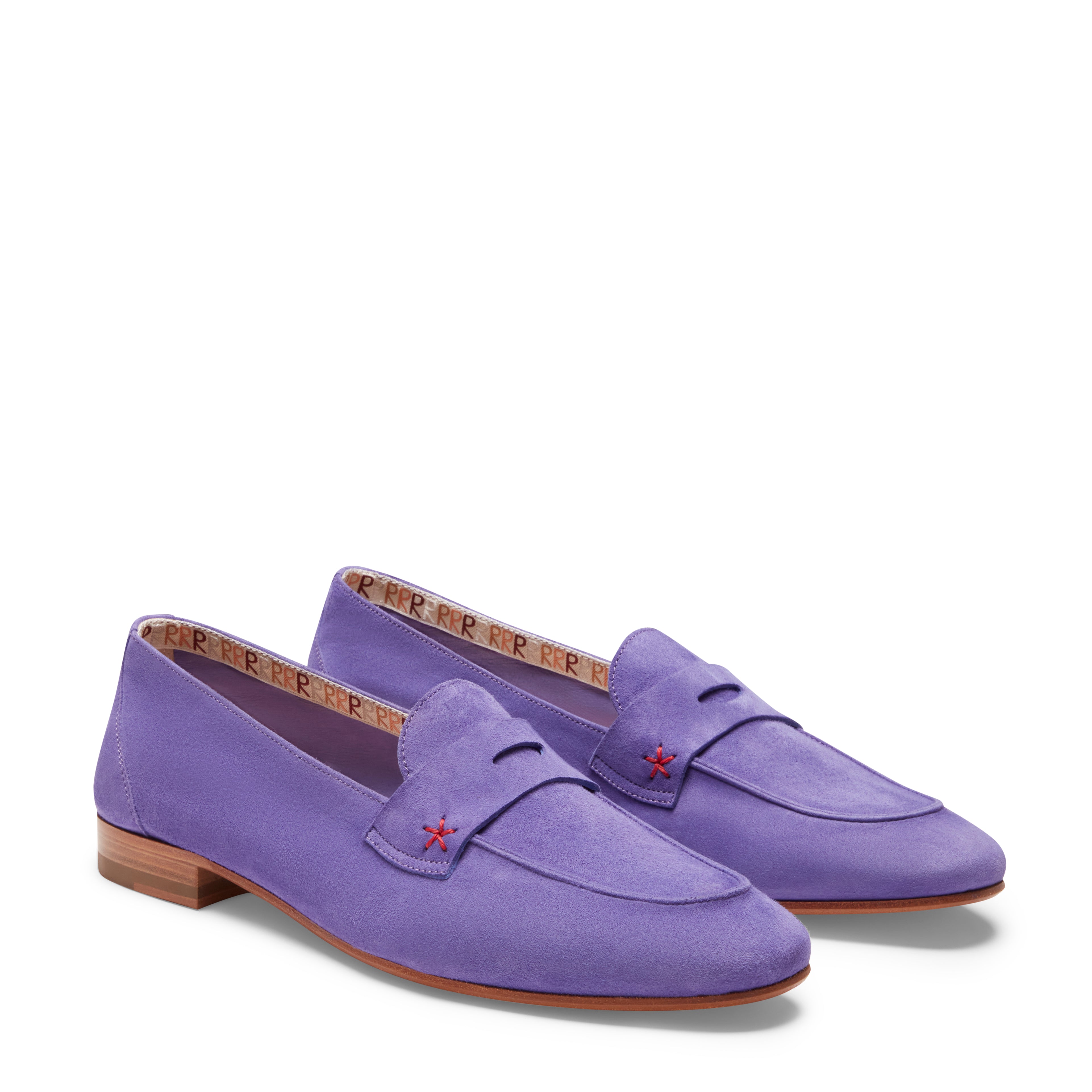 F.lli Rossetti Estate Mocassino Donna Suede Viola Leggero