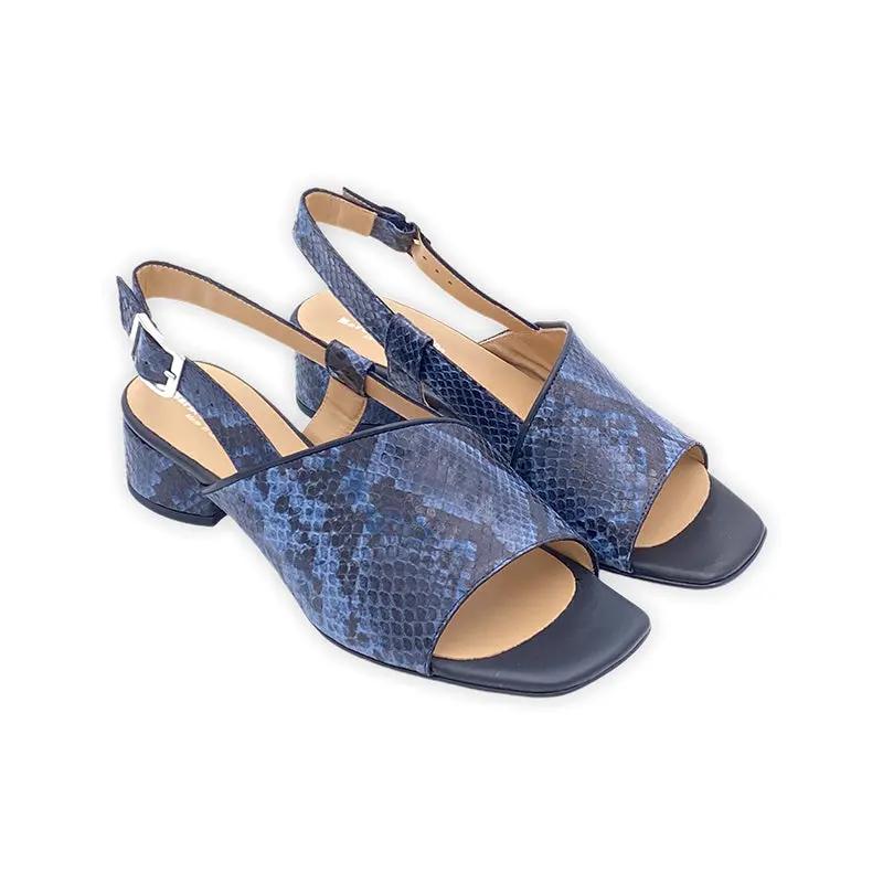 Sandro Barbera 406 Sandali Donna Pitonati Jeans