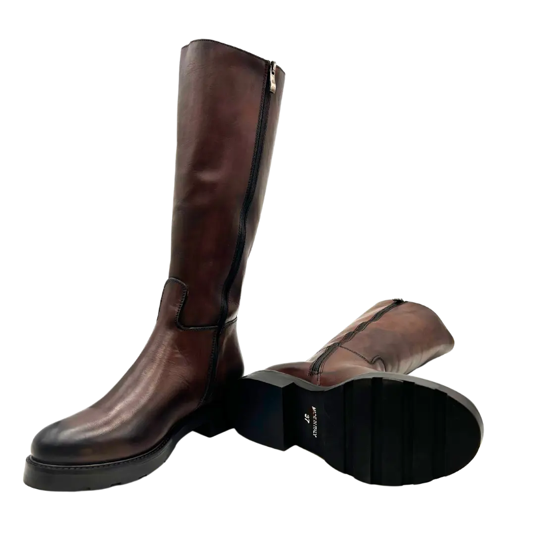 Sandro Barbera Alice 2 stivale donna marrone pelle