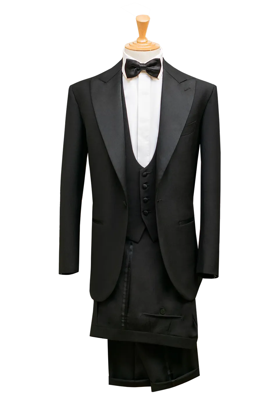 Stefano Bemer Suits Tuxedo Smoking lana nero uomo