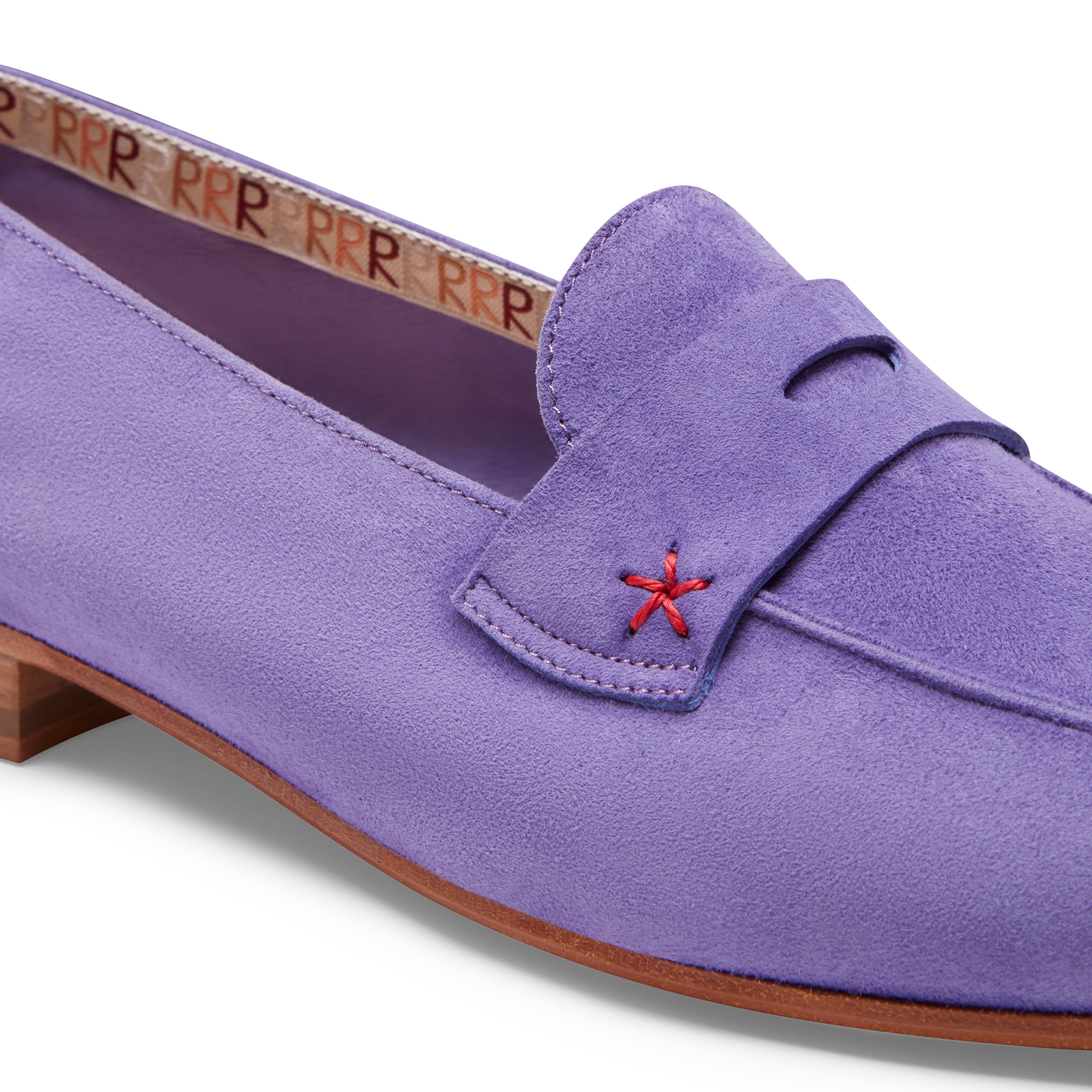 F.lli Rossetti Estate Mocassino Donna Suede Viola Leggero