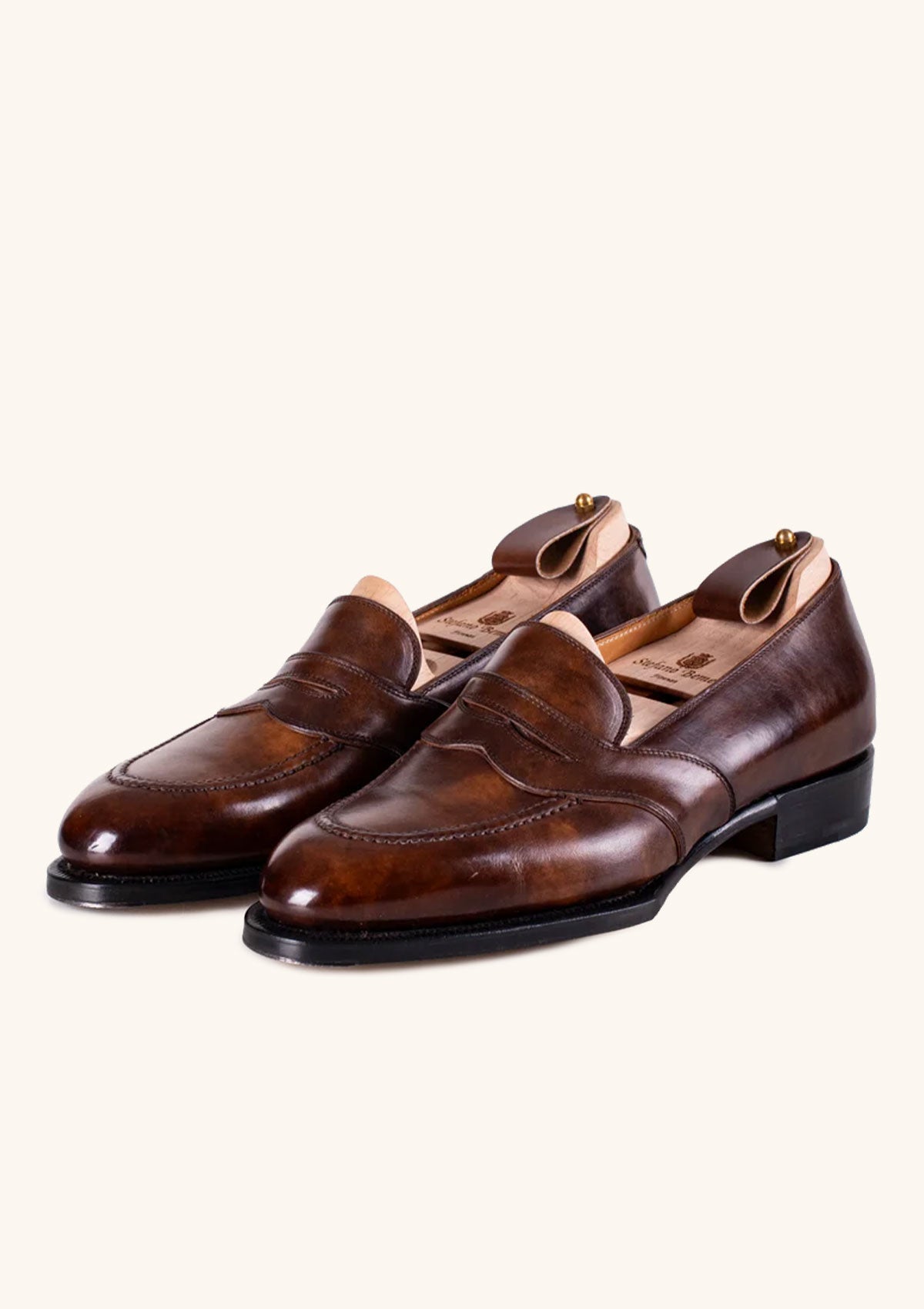 Stefano Bemer Loafers T1551 Mocassini pelle museum