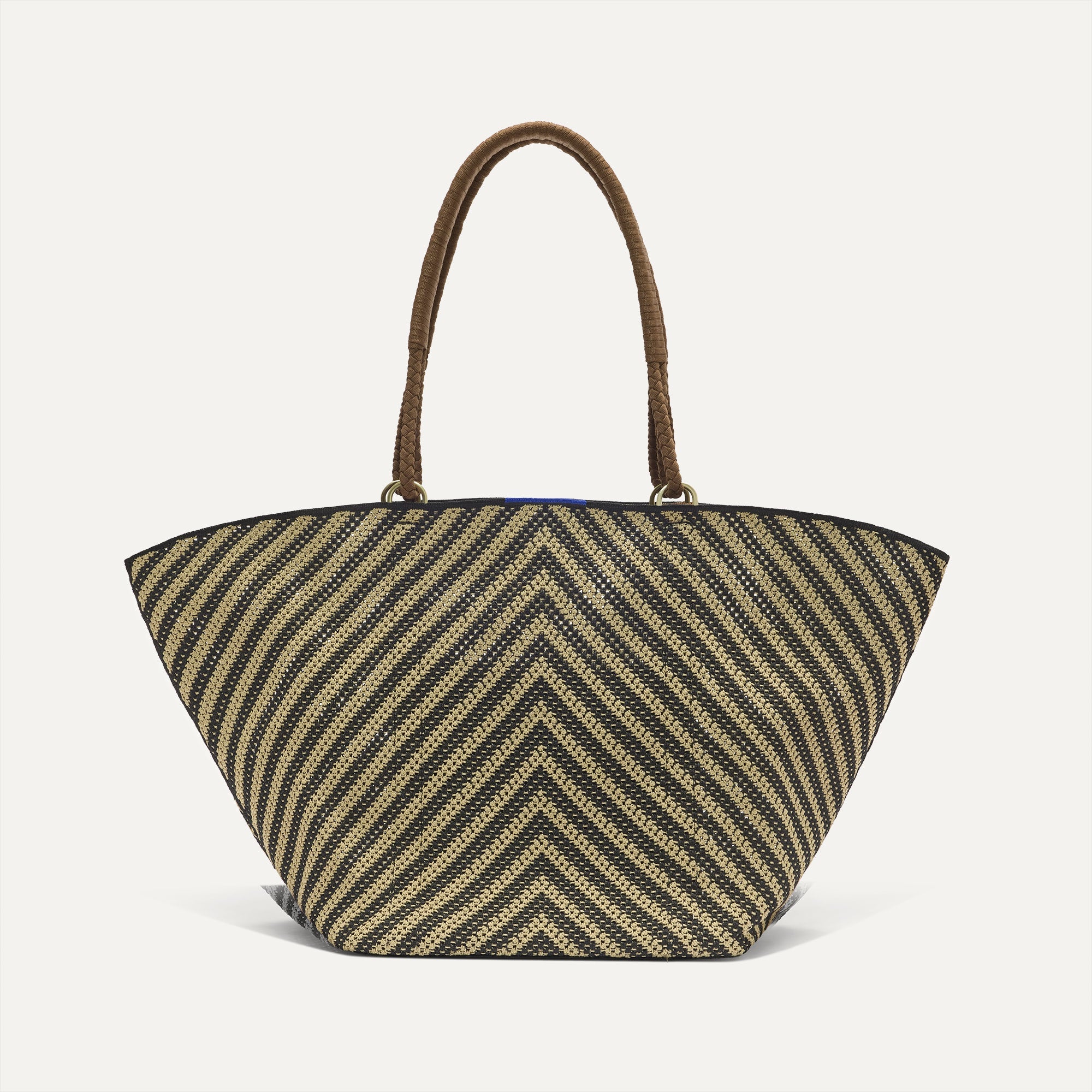Rothy's The Summer Tote borsa chevron manici intrecciati