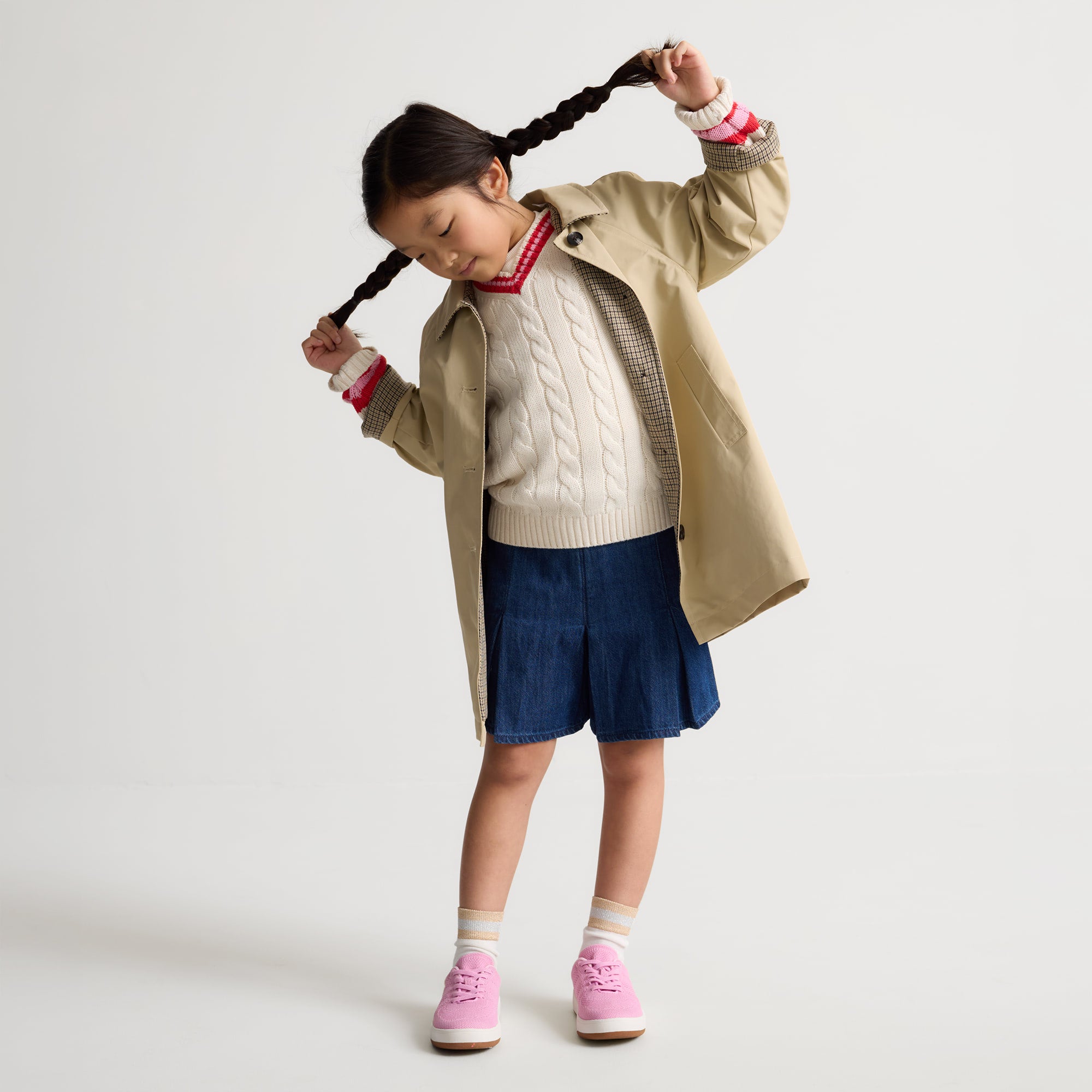 Rothy's Kids Stretch Sneaker scarpe bimba Bubble Pop rosa slip on