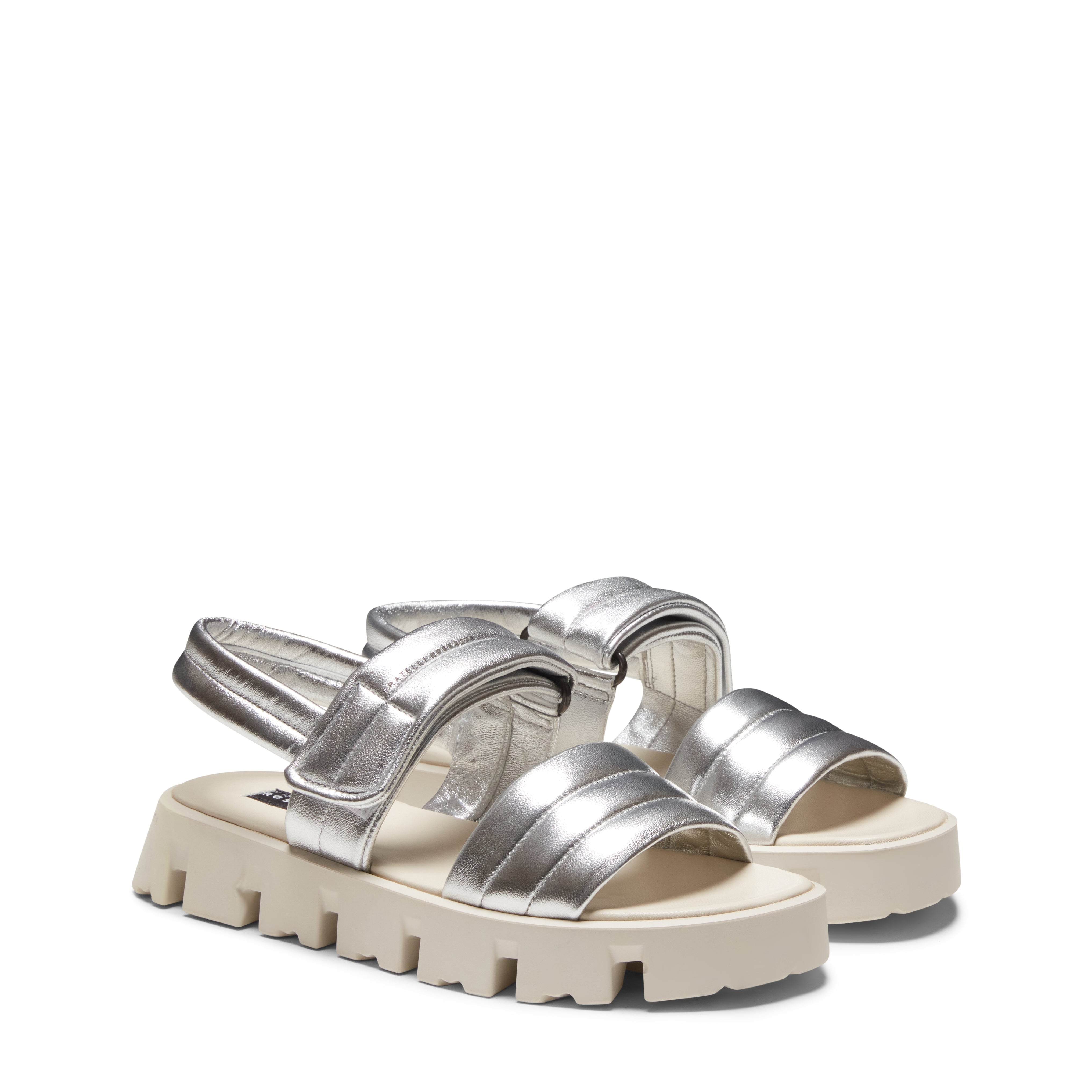 F.lli Rossetti One 77060 sandalo donna pelle argento