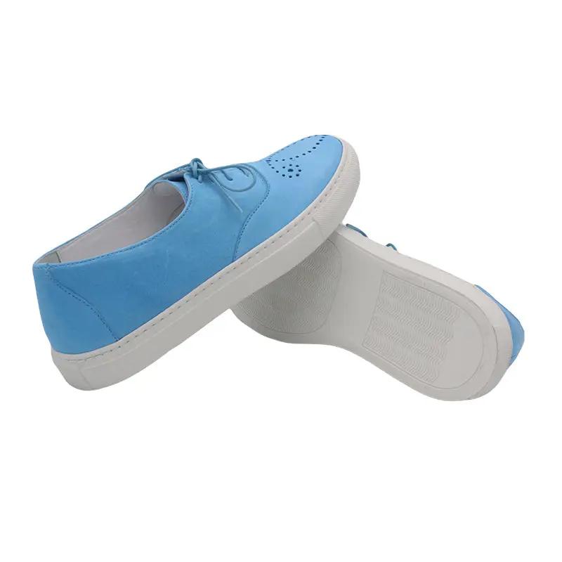 Sandro Barbera Spring francesina donna pelle azzurra