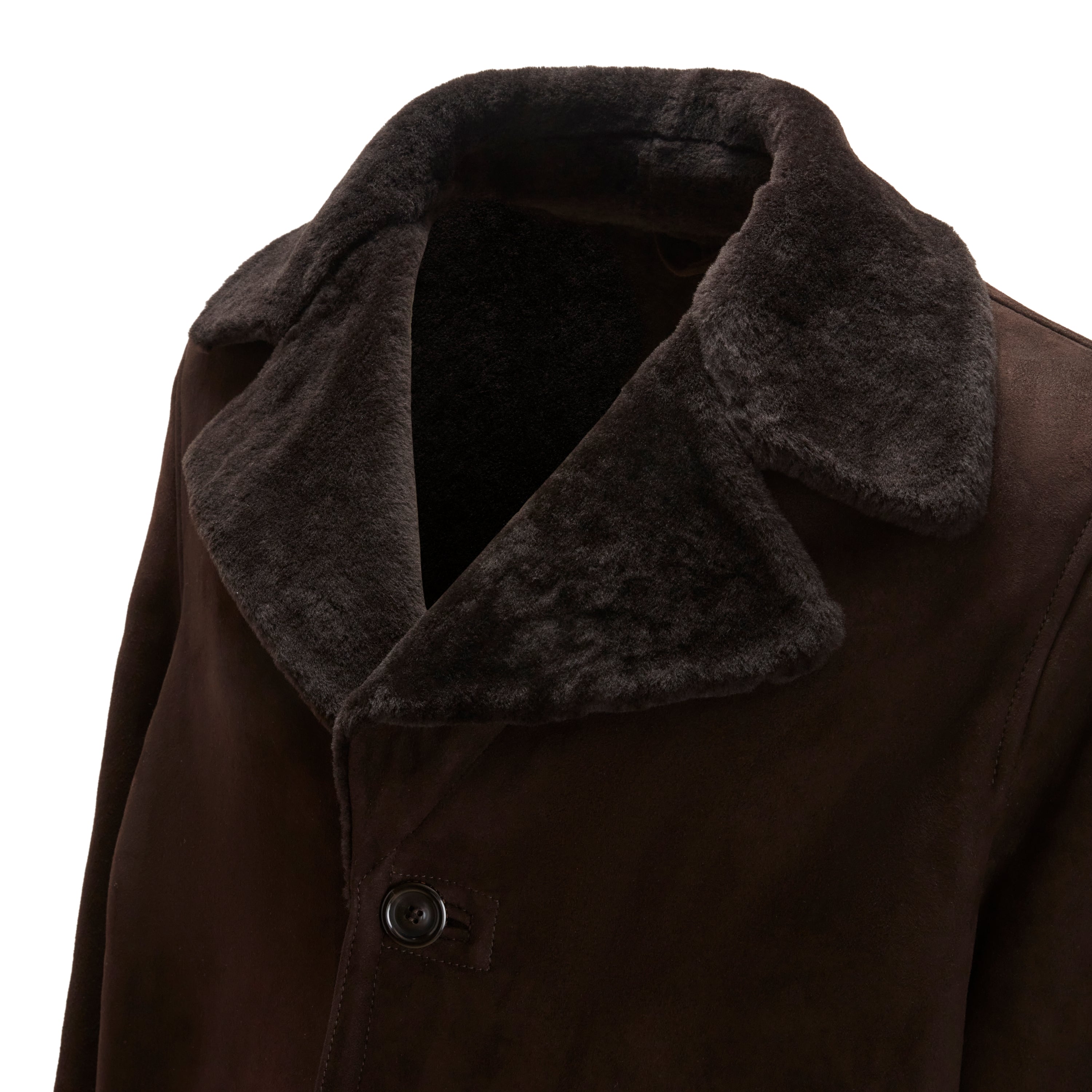 F.lli Rossetti 99808 cappotto shearling moro uomo