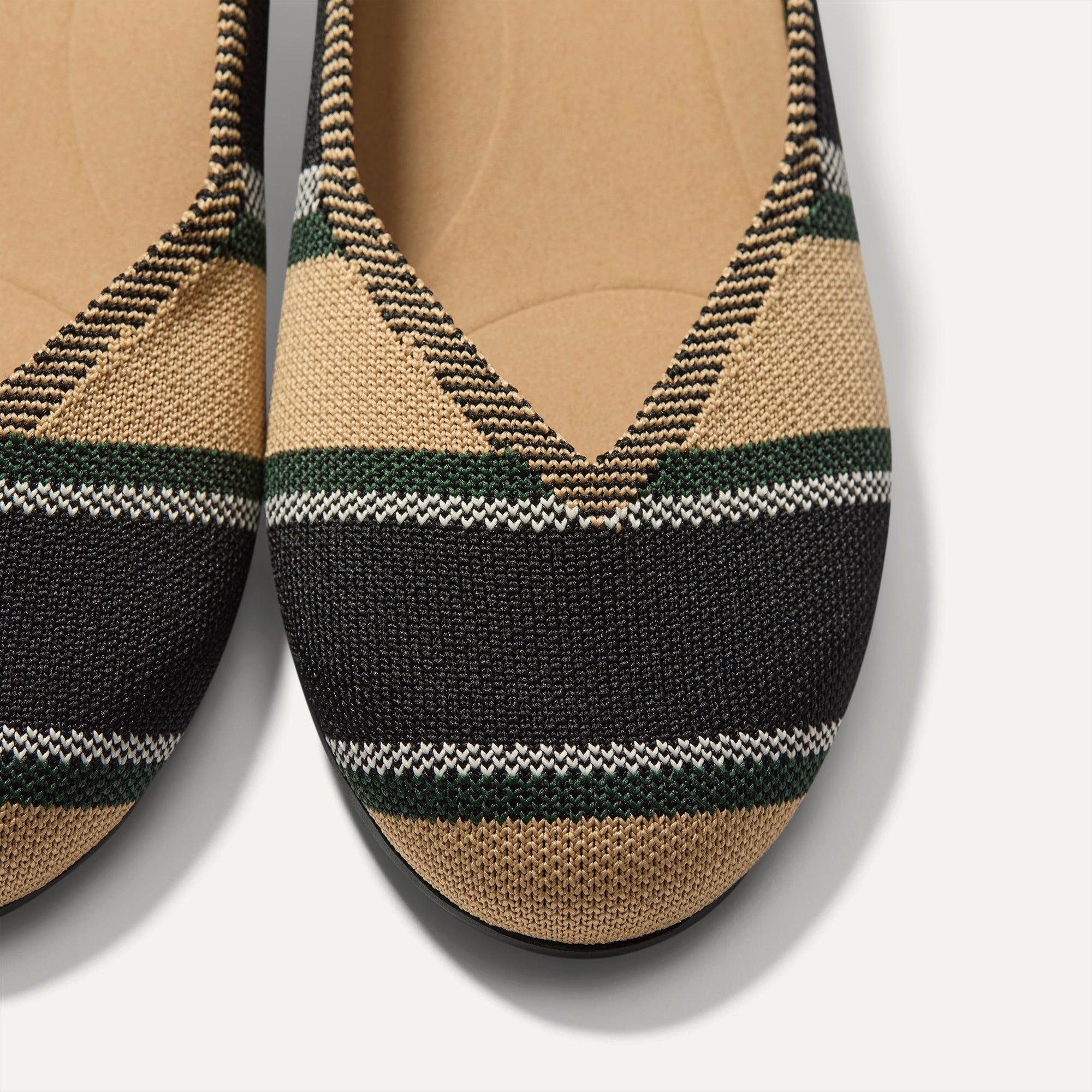 Rothy's The Daily Flat ballerine Hickory Stripe maglia comoda