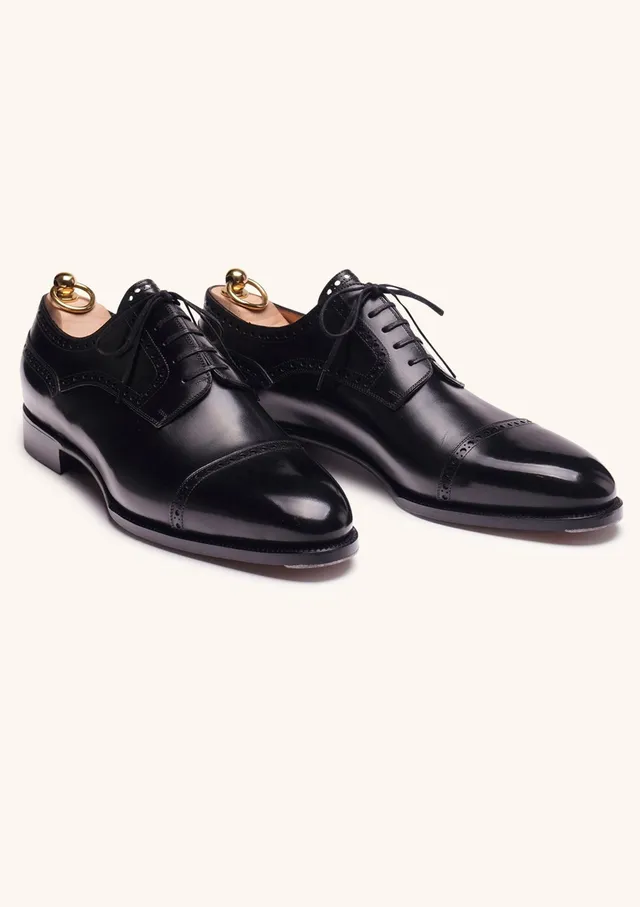 Stefano Bemer Derbies C5391 derby pelle nera
