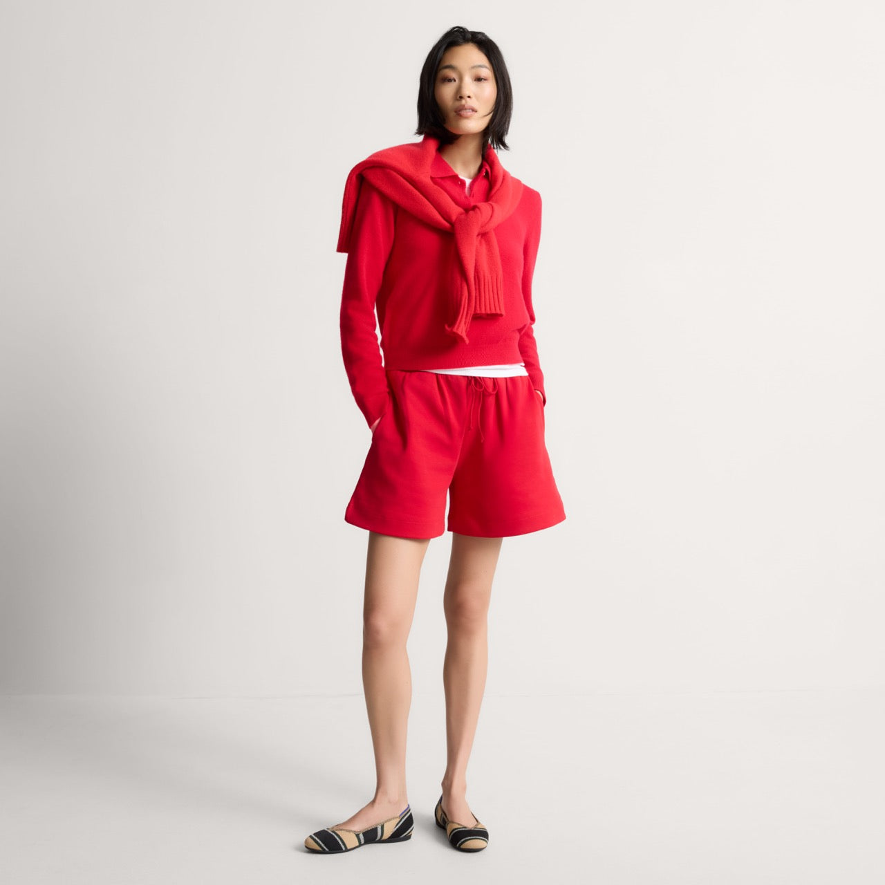 Rothy's The Daily Flat ballerine Hickory Stripe maglia comoda